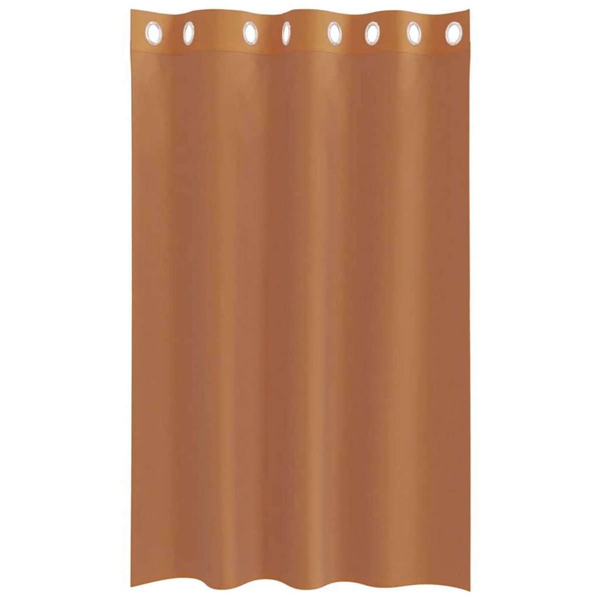 VIDAXL Rideaux en voile avec œillets 2 pcs terre cuite