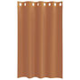 Voir la diapositive 4 : VIDAXL Rideaux en voile avec œillets 2 pcs terre cuite