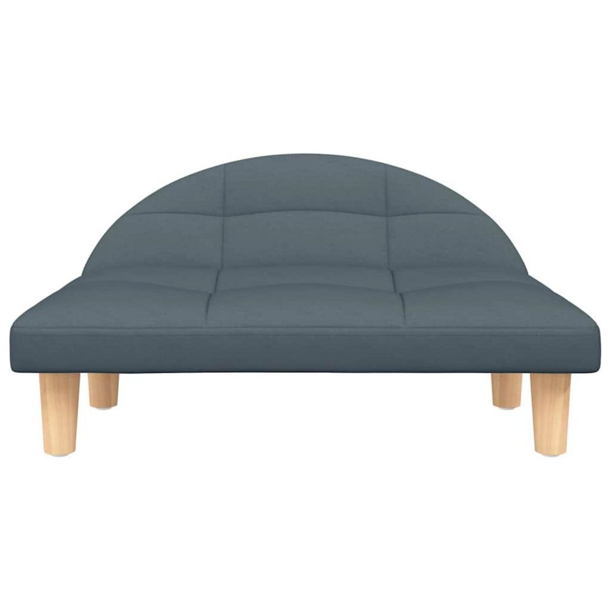 VIDAXL Lit pour chien gris fonce 70x52x30 cm tissu