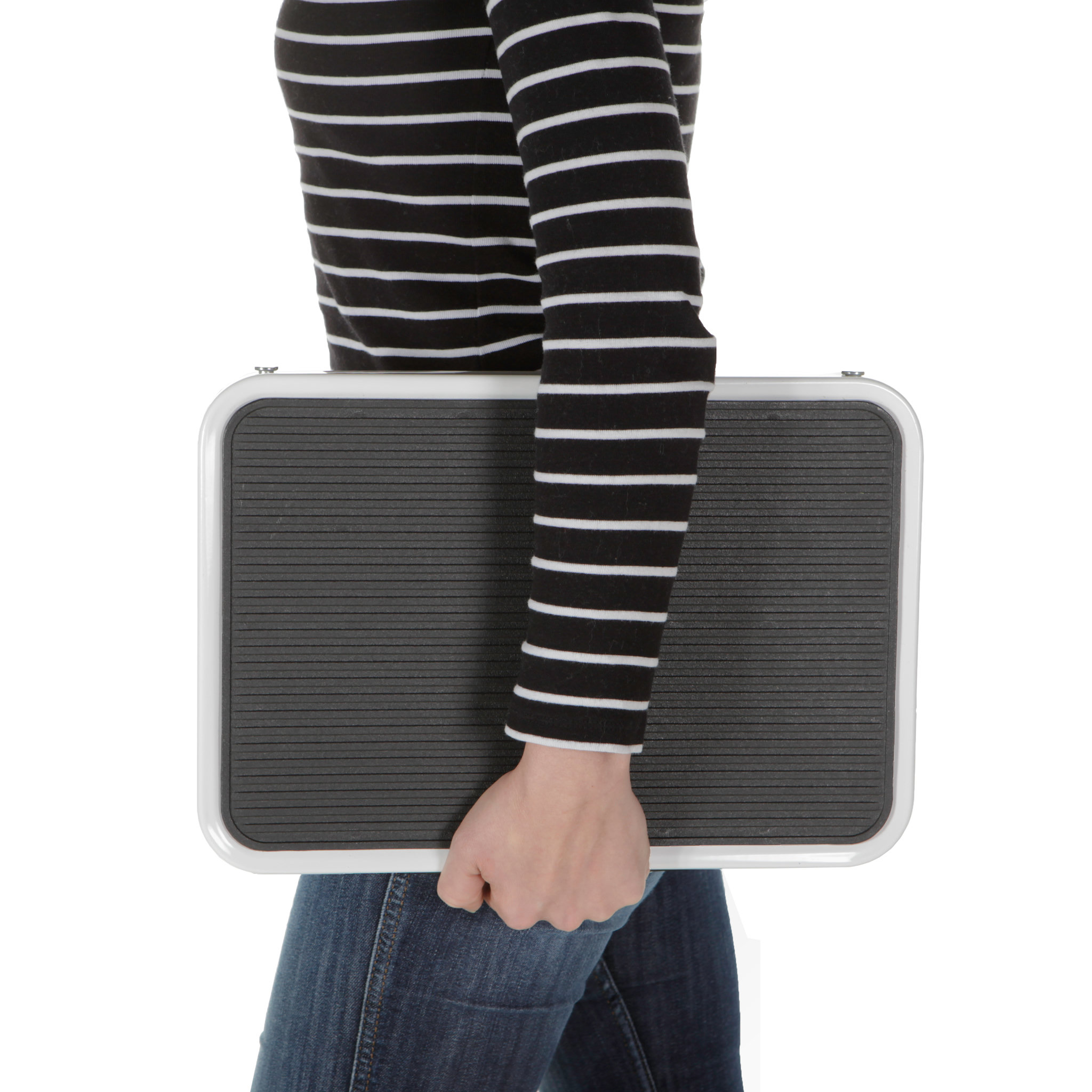 Voir la diapositive 4 : HAILO Plate-forme pliante One step Grise