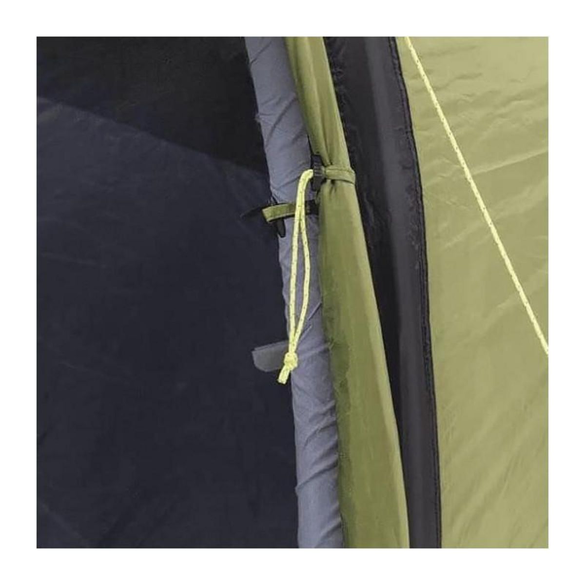 KAMPA Tente de camping gonflabe - 4 places - KAMPA - Brean 4 AIR - Vert et noir