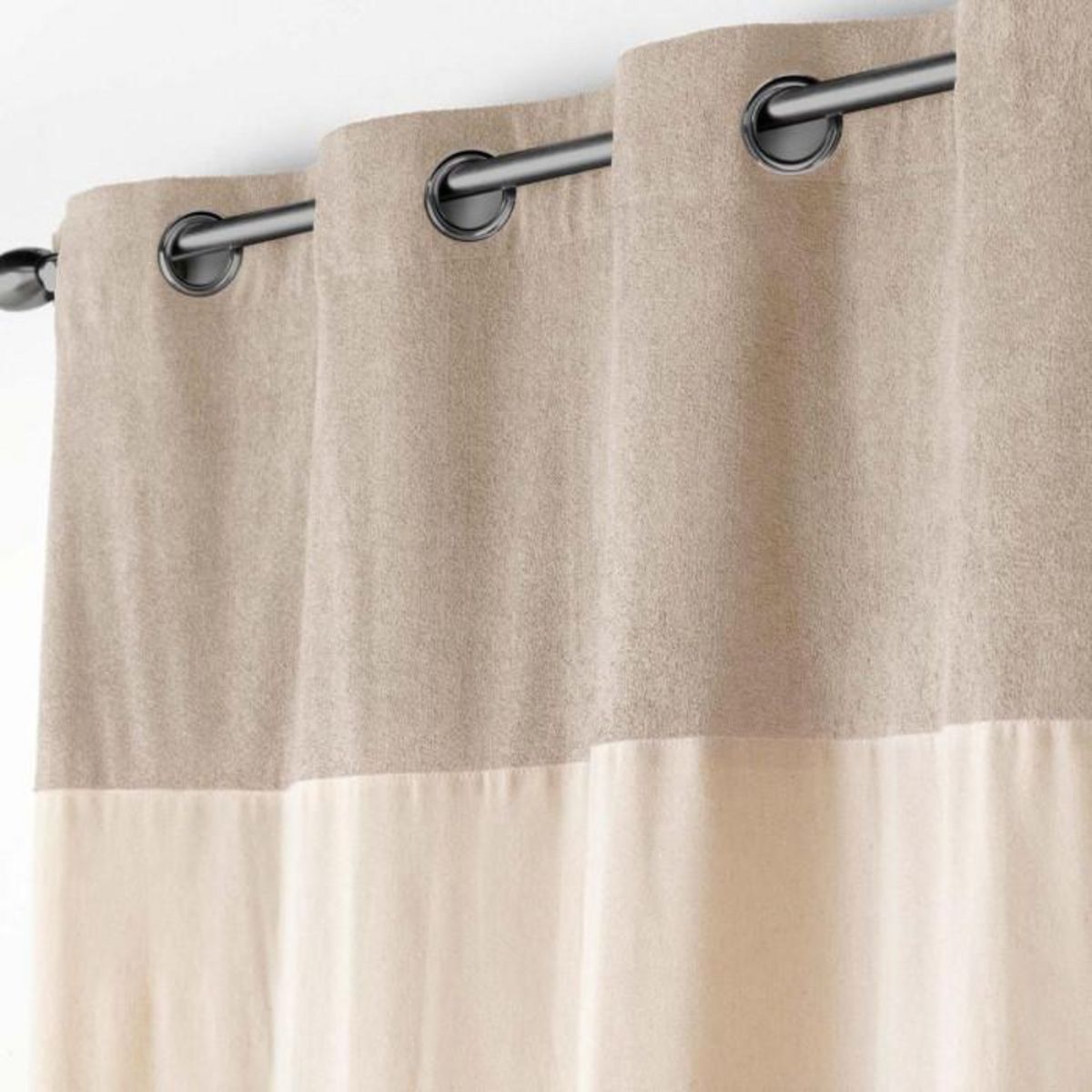 Paris Prix Rideau à Œillets Bouclette  Tessa  140x240cm Beige