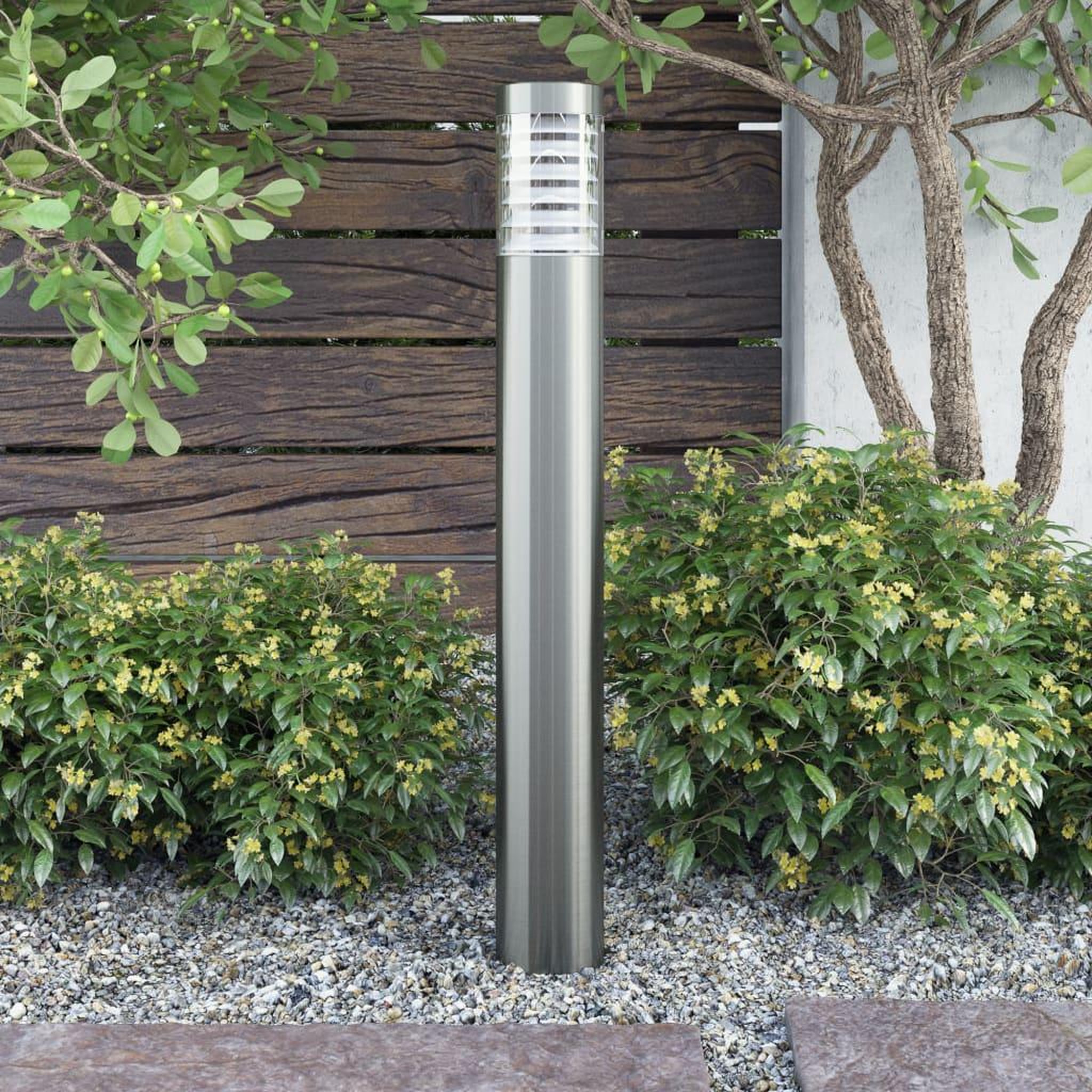 VIDAXL Lampadaire d'exterieur Acier inoxydable