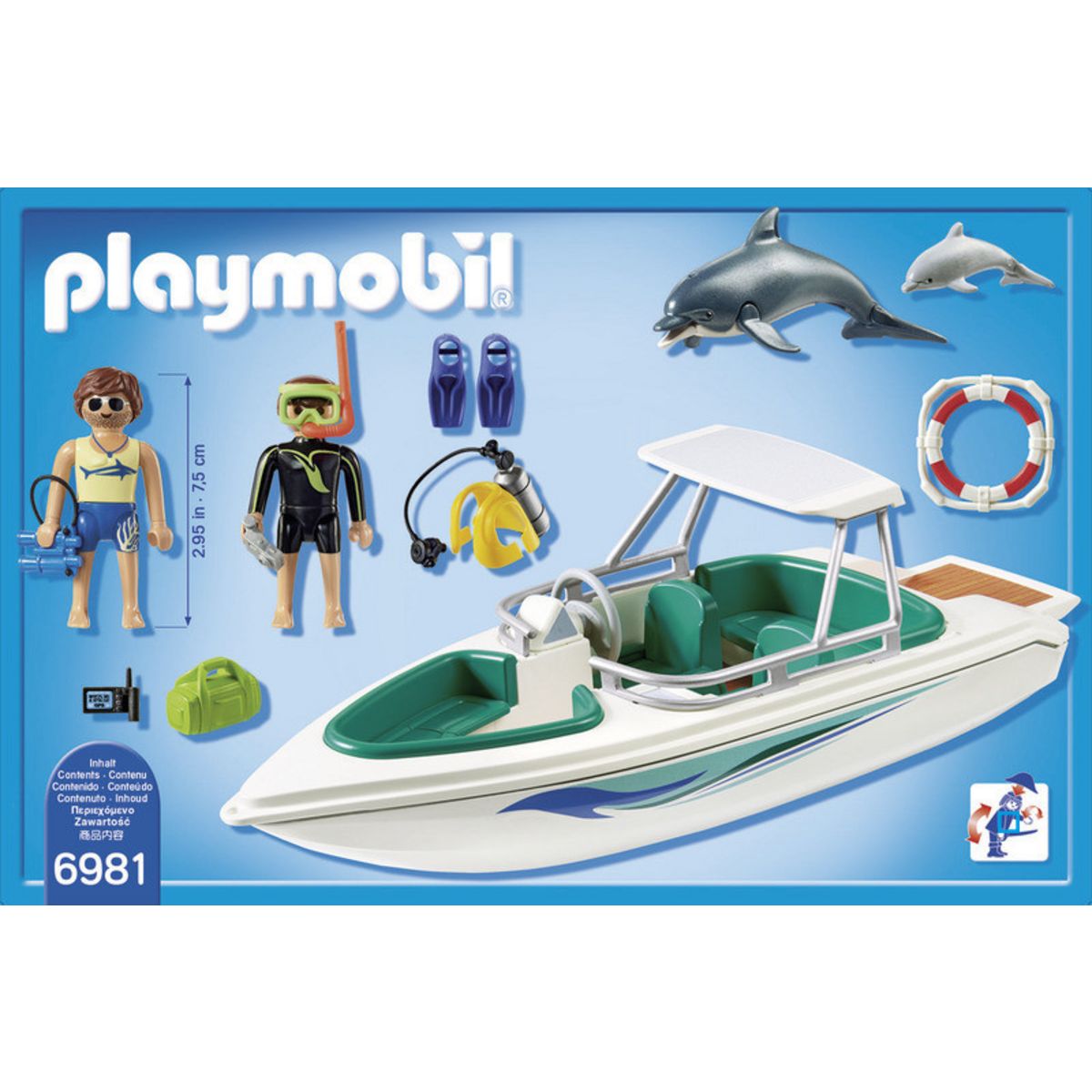 PLAYMOBIL 6981 - Family Fun - Bateau de plongée