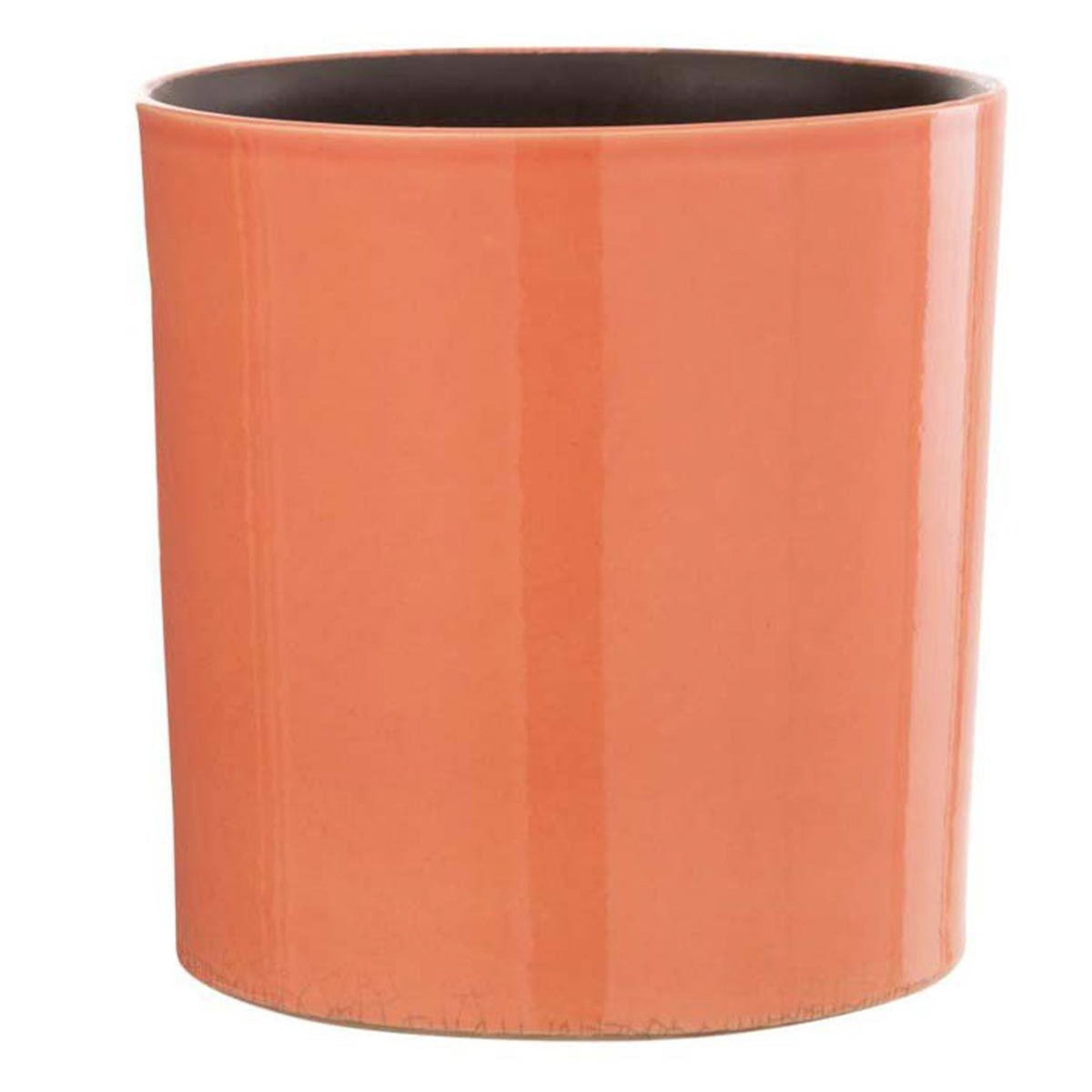 Paris Prix Cache-Pot en Céramique Design  Flek  21cm Orange