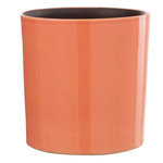 Paris Prix Cache-Pot en Céramique Design  Flek  21cm Orange