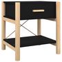 Voir la diapositive 5 : VIDAXL Tables de chevet 2 pcs Noir 42x38x45 cm Bois d'ingenierie
