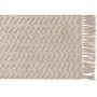 Voir la diapositive 4 : GUY LEVASSEUR Tapis de bain déco à franges en coton 50x80cm