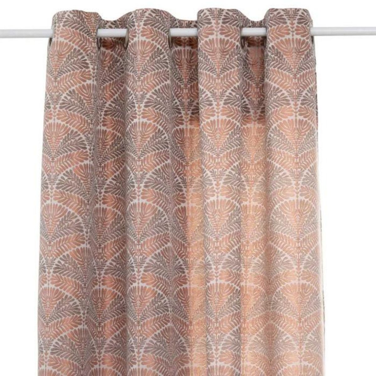 ATMOSPHERA Rideau à Œillets Jacquard  Mizani  135x260cm Terracotta