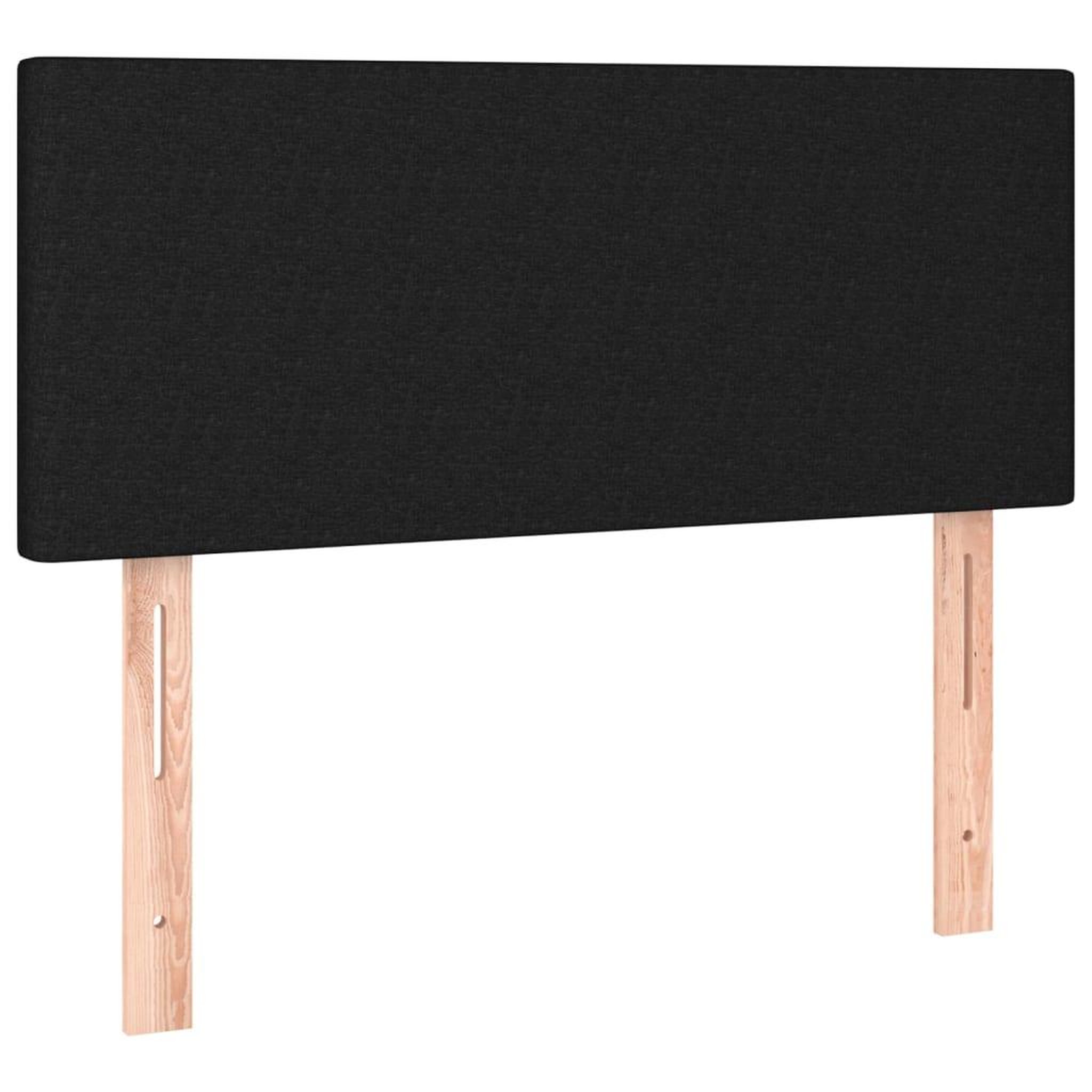 Voir la diapositive 2 : VIDAXL Tete de lit Noir 90x5x78/88 cm Tissu