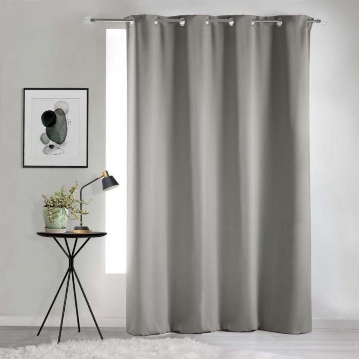 Paris Prix Rideau Occultant  Noche  135x240cm Gris Perle