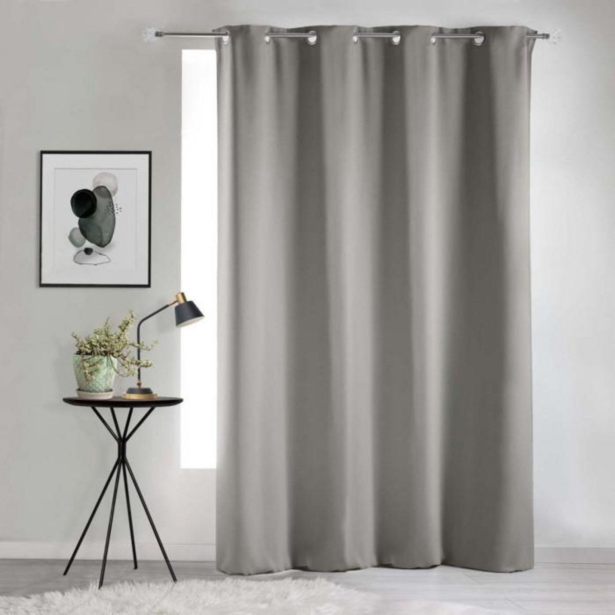 Paris Prix Rideau Occultant  Noche  135x240cm Gris Perle