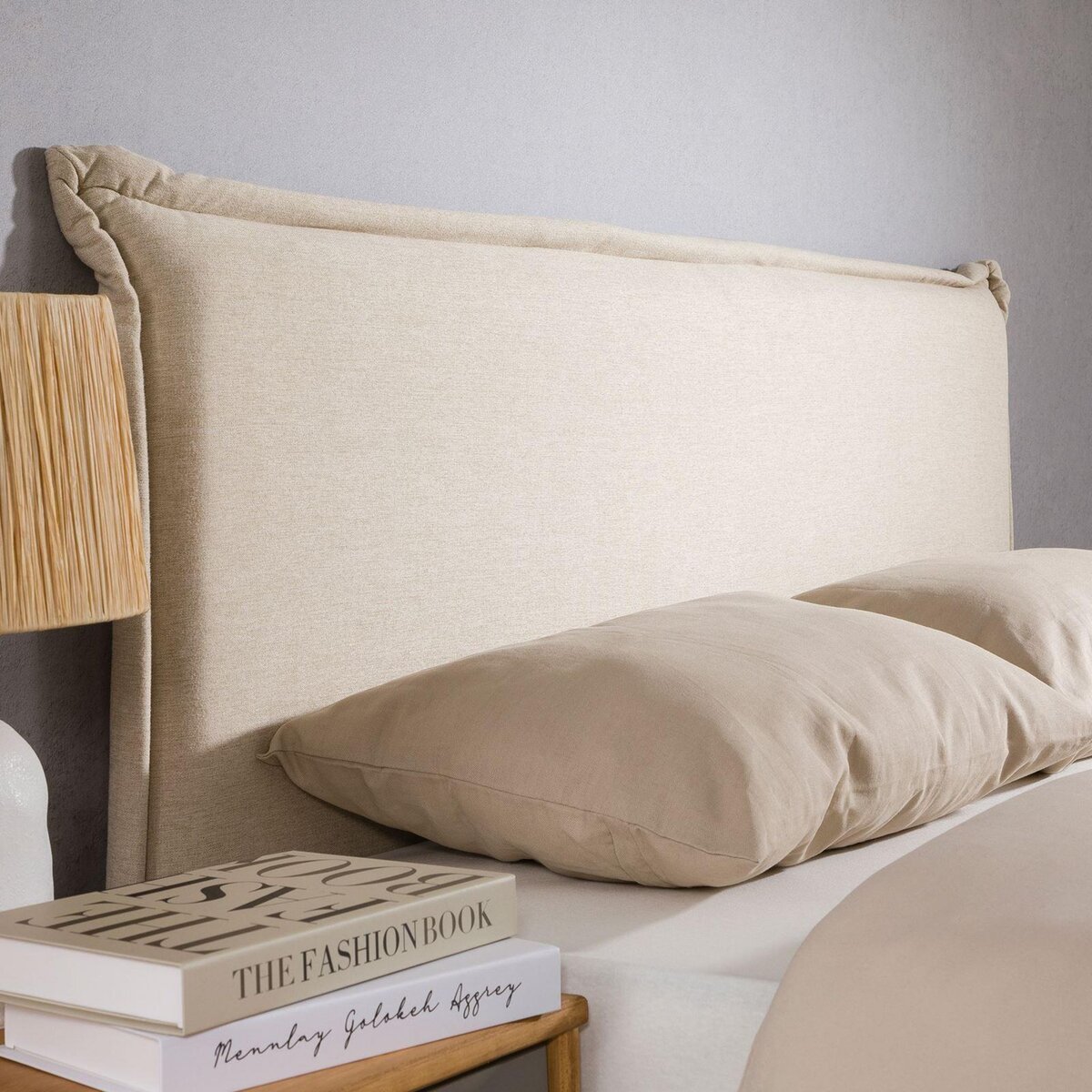 IDIMEX Tête de lit VINCEL 160 sur pieds, en tissu