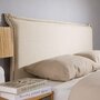 Voir la diapositive 6 : IDIMEX Tête de lit VINCEL 160 sur pieds, en tissu