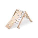 ELINELI Triangle Pikler évolutif + planche 2en1 pastel