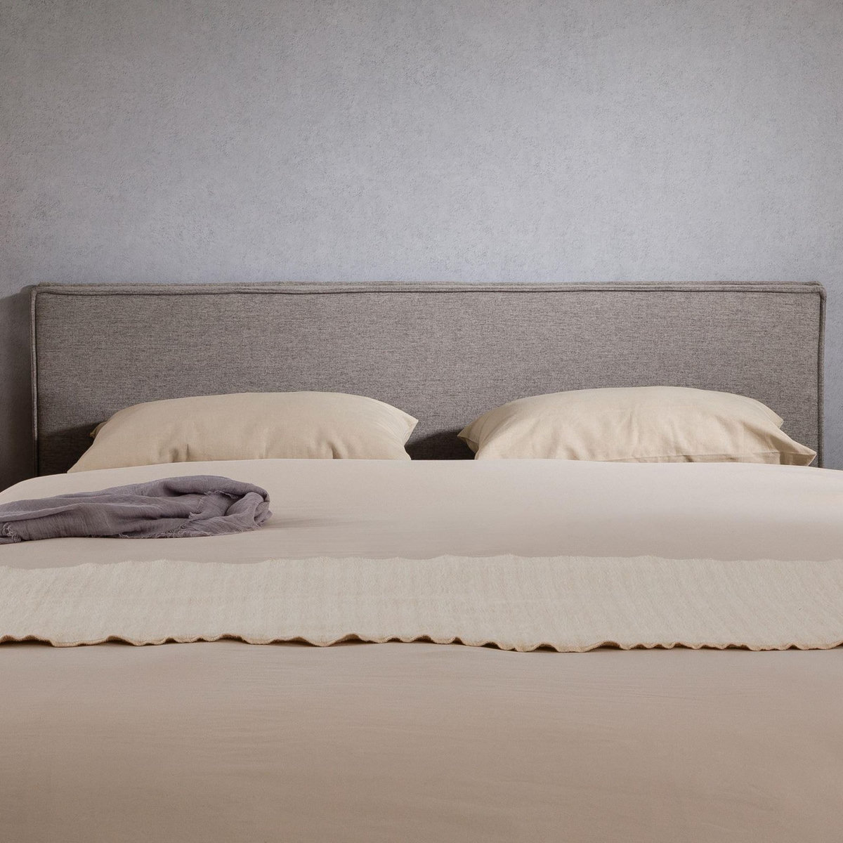 IDIMEX Tête de lit KLAO 160 sur pieds, en tissu