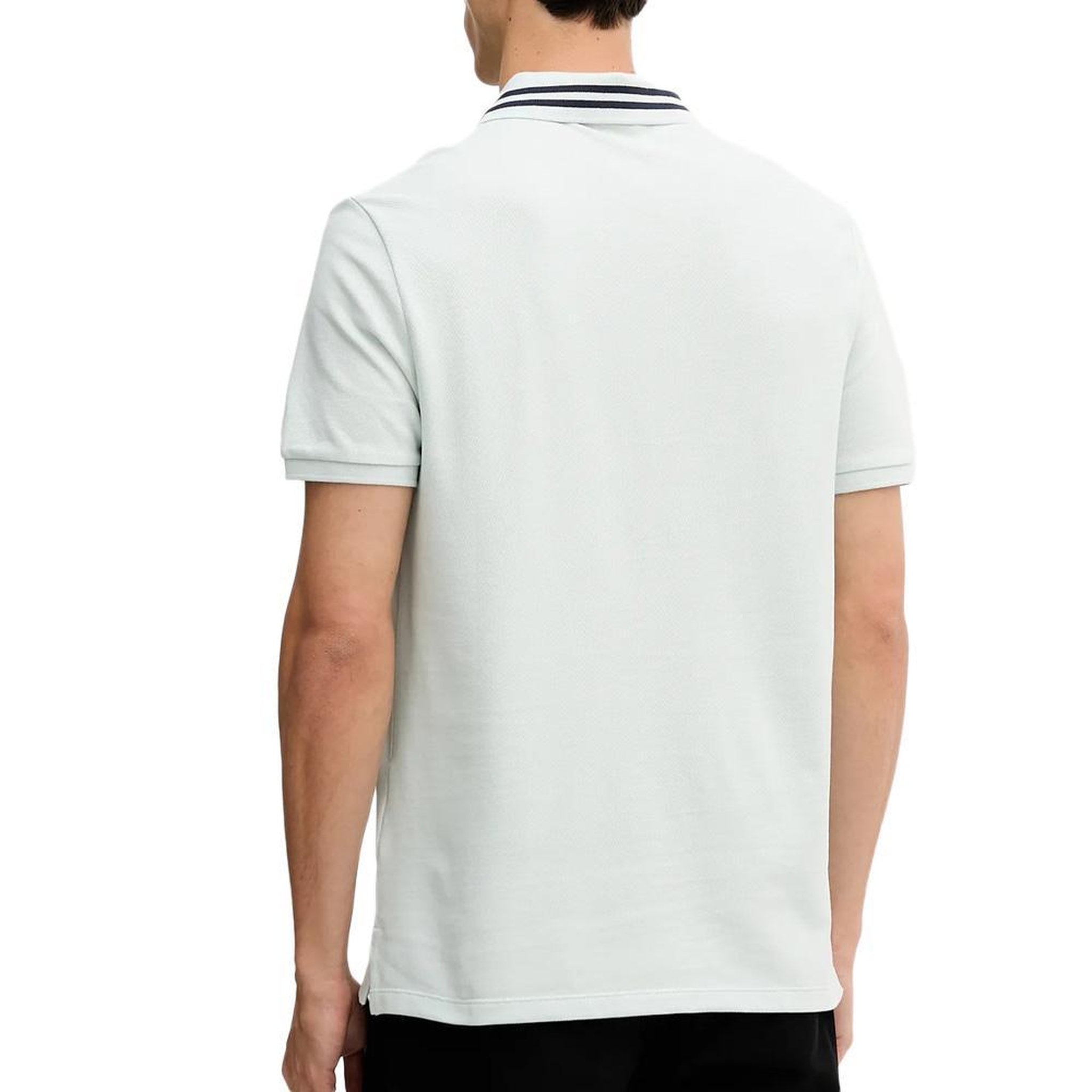 Voir la diapositive 2 : CALVIN KLEIN JEANS Polo Turquoise Homme Calvin Klein Jeans Pique
