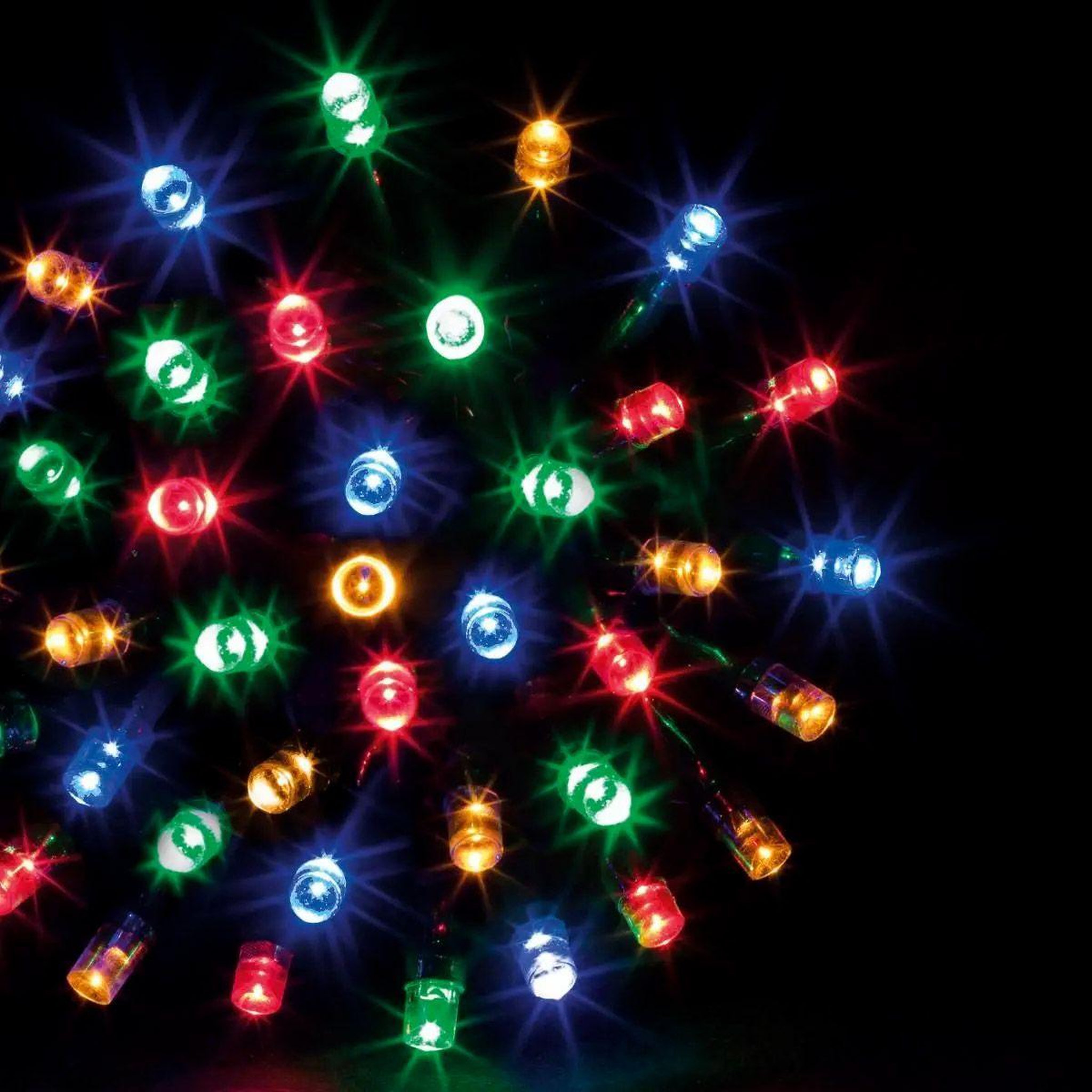 FEERIC LIGHT & CHRISTMAS Guirlande de noël lumineuse  timer  30m multicolore