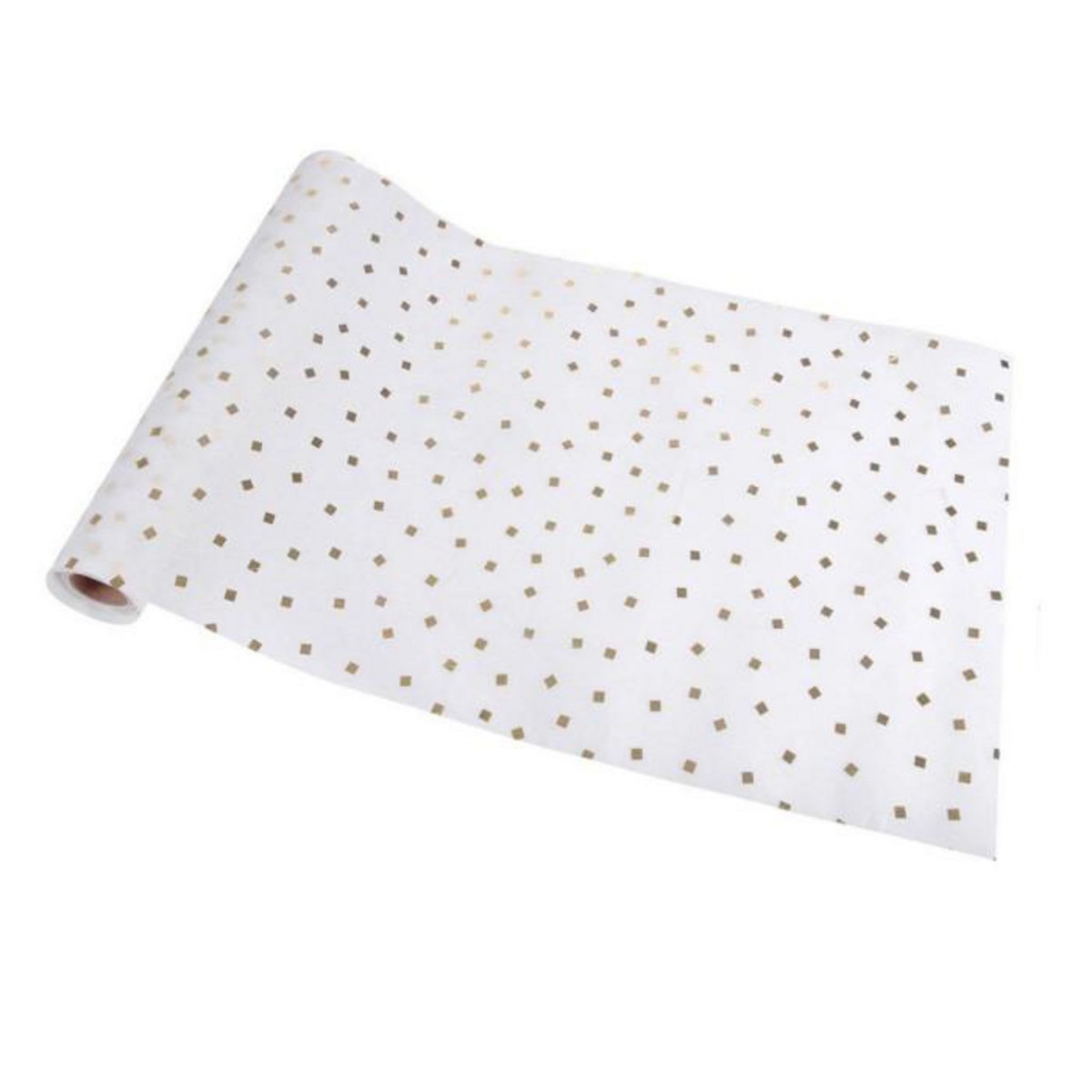 Paris Prix Chemin de Table Jetable  Gold Pattern  28cmx5m Or