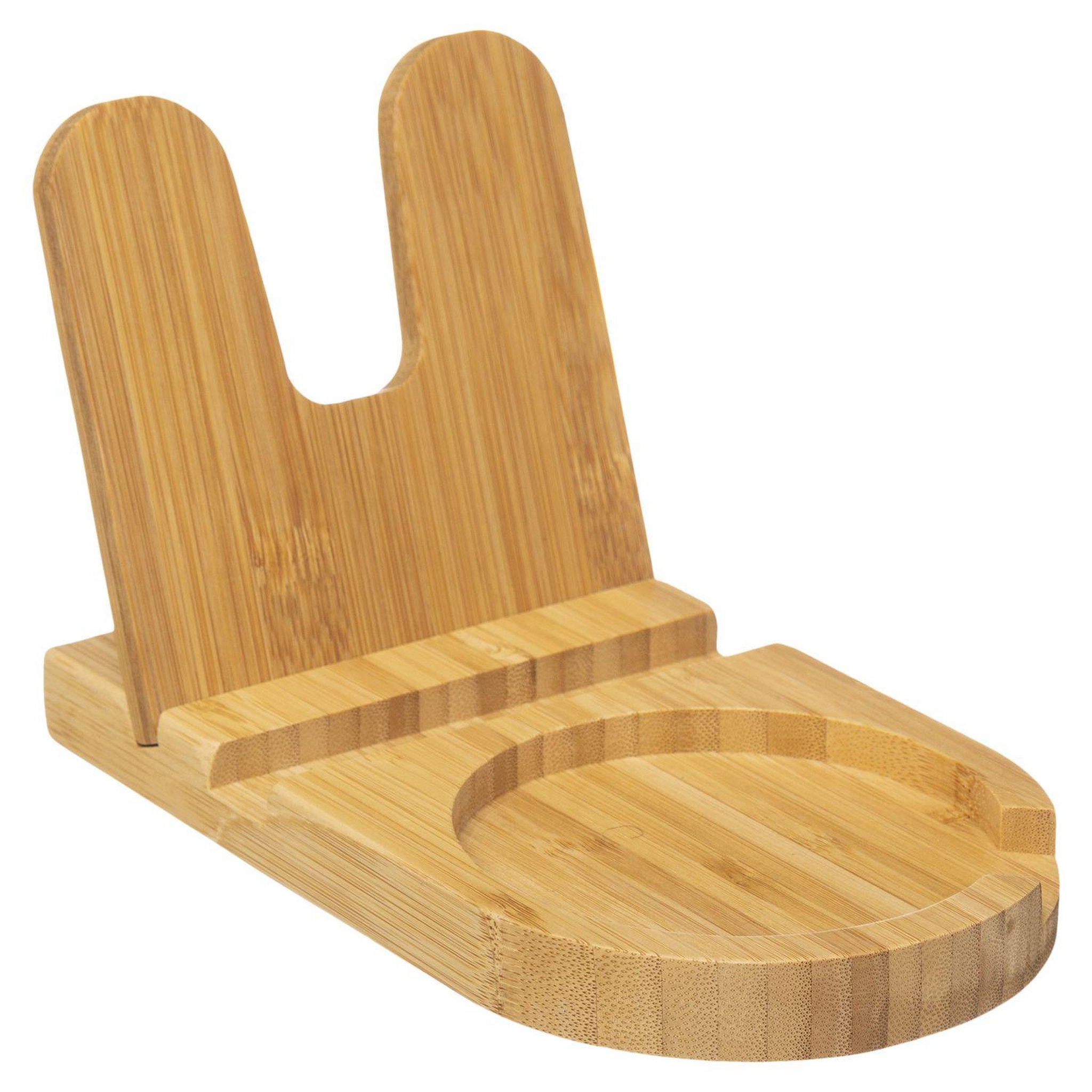 FIVE Repose cuillère en bambou avec couvercle - beige
