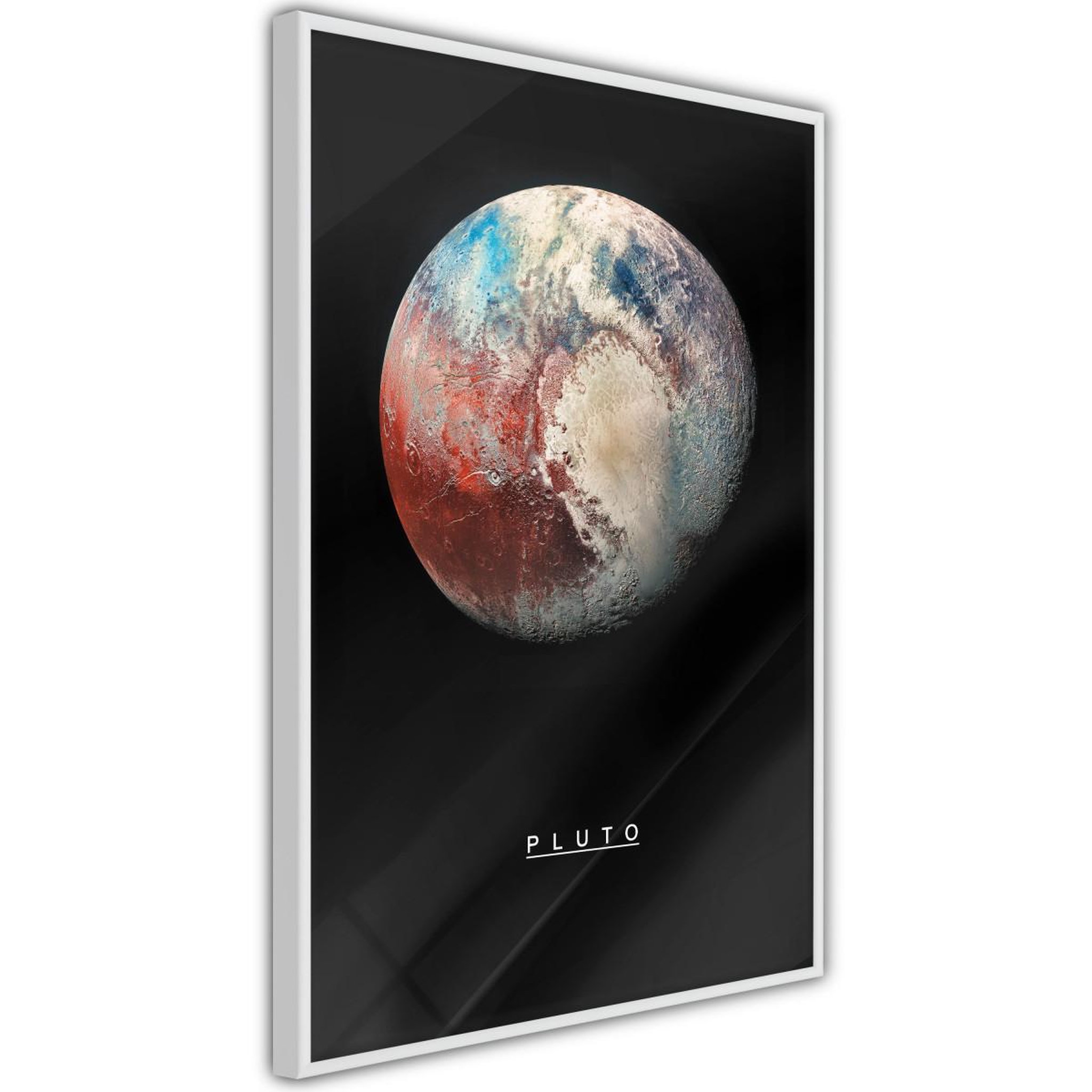 Paris Prix Affiche murale encadrée  the solar system pluto