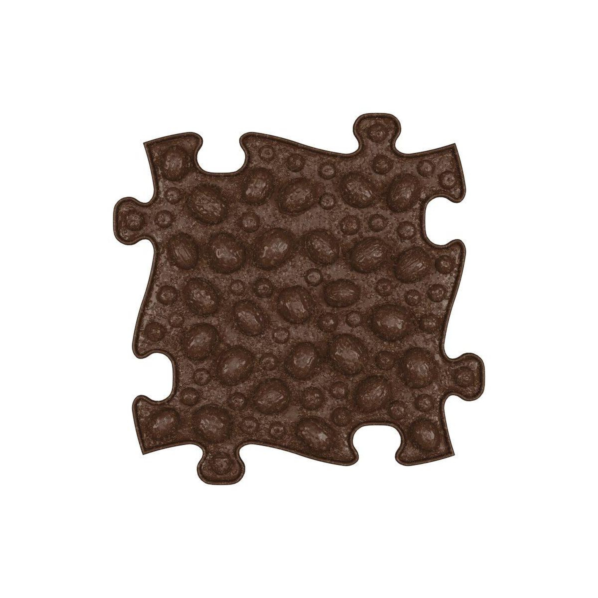 Voir la diapositive 5 : MUFFIK Tapis sensoriel  ensemble eco - 6 pièces, marron
