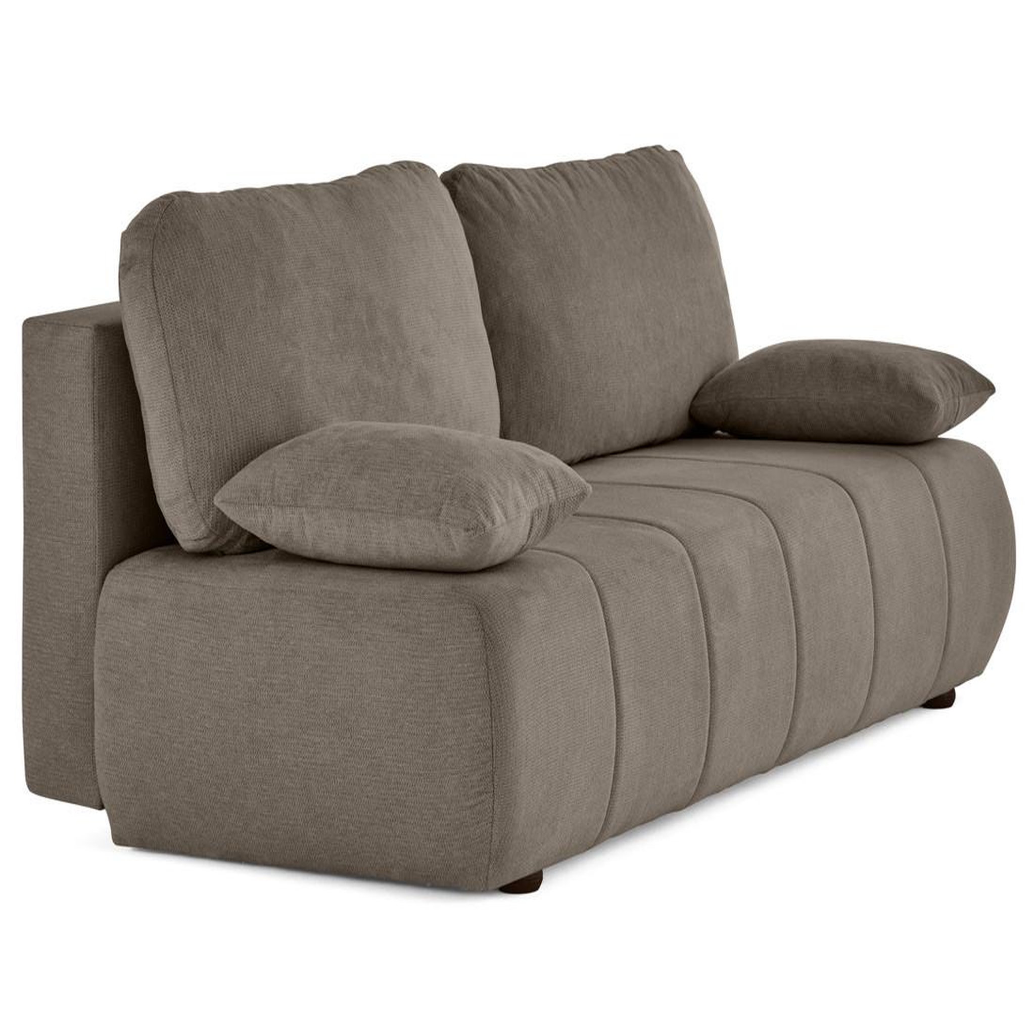 Voir la diapositive 5 : BEST MOBILIER Harper - canapé 3 places convertible avec coffre en tissu texturé