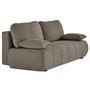 Voir la diapositive 5 : BEST MOBILIER Harper - canapé 3 places convertible avec coffre en tissu texturé