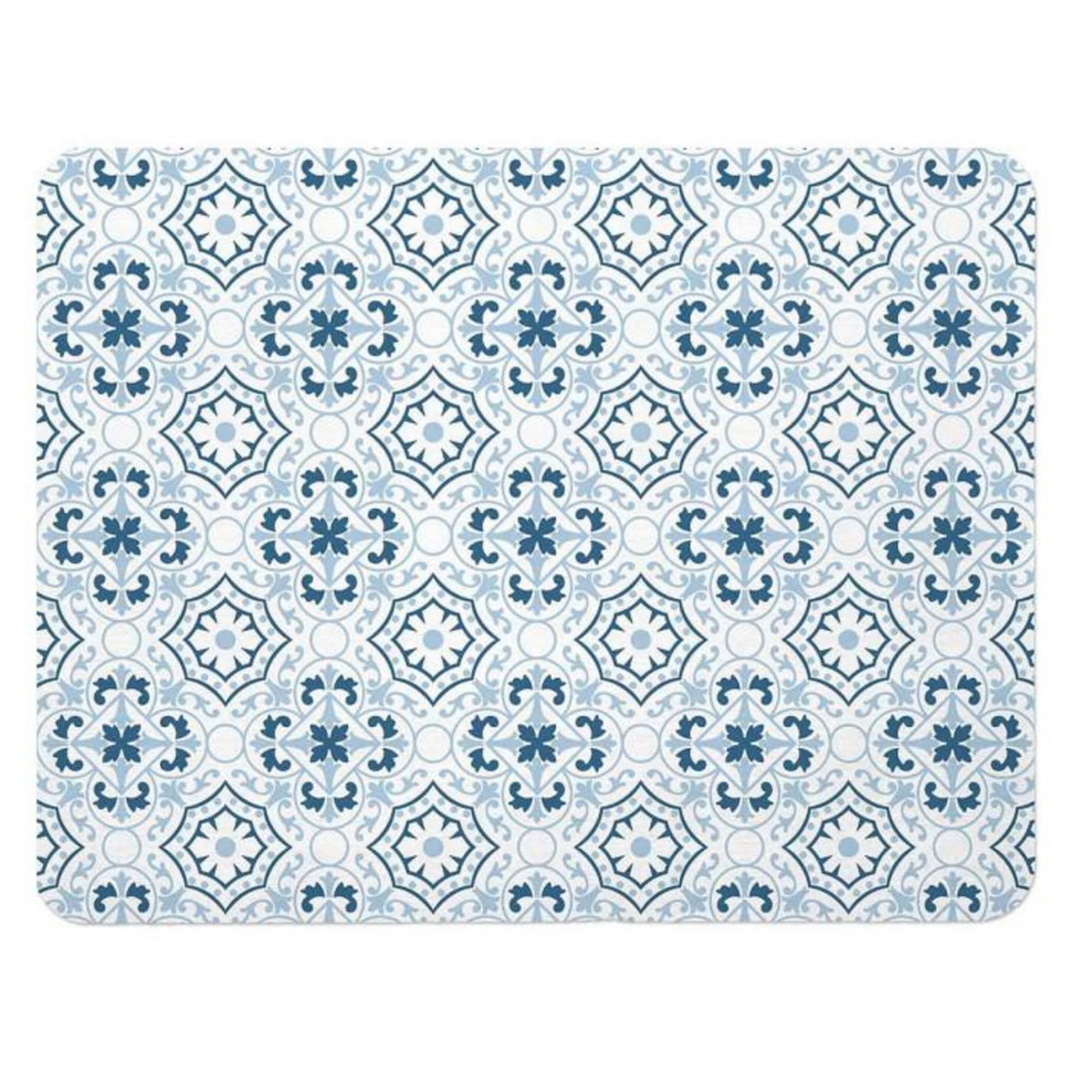 Paris Prix Tapis de Bain à Motifs  Atlanta  35x45cm Bleu