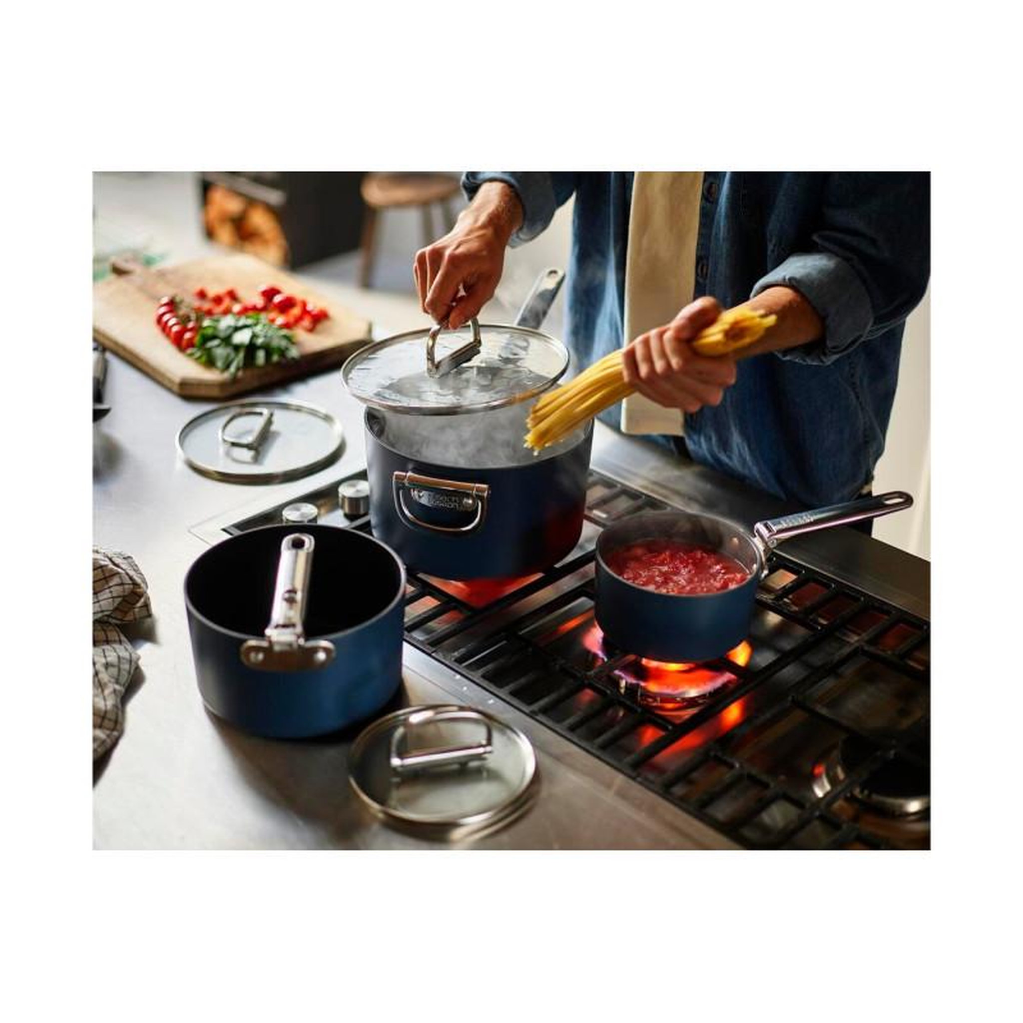 Voir la diapositive 4 : Joseph Joseph Casserolerie Joseph Joseph Space Casserole de 19 cm avec couvercle