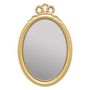 Voir la diapositive 1 : Atmosphera Kids Miroir Mural Enfant  Il Était une Fois  43cm Or
