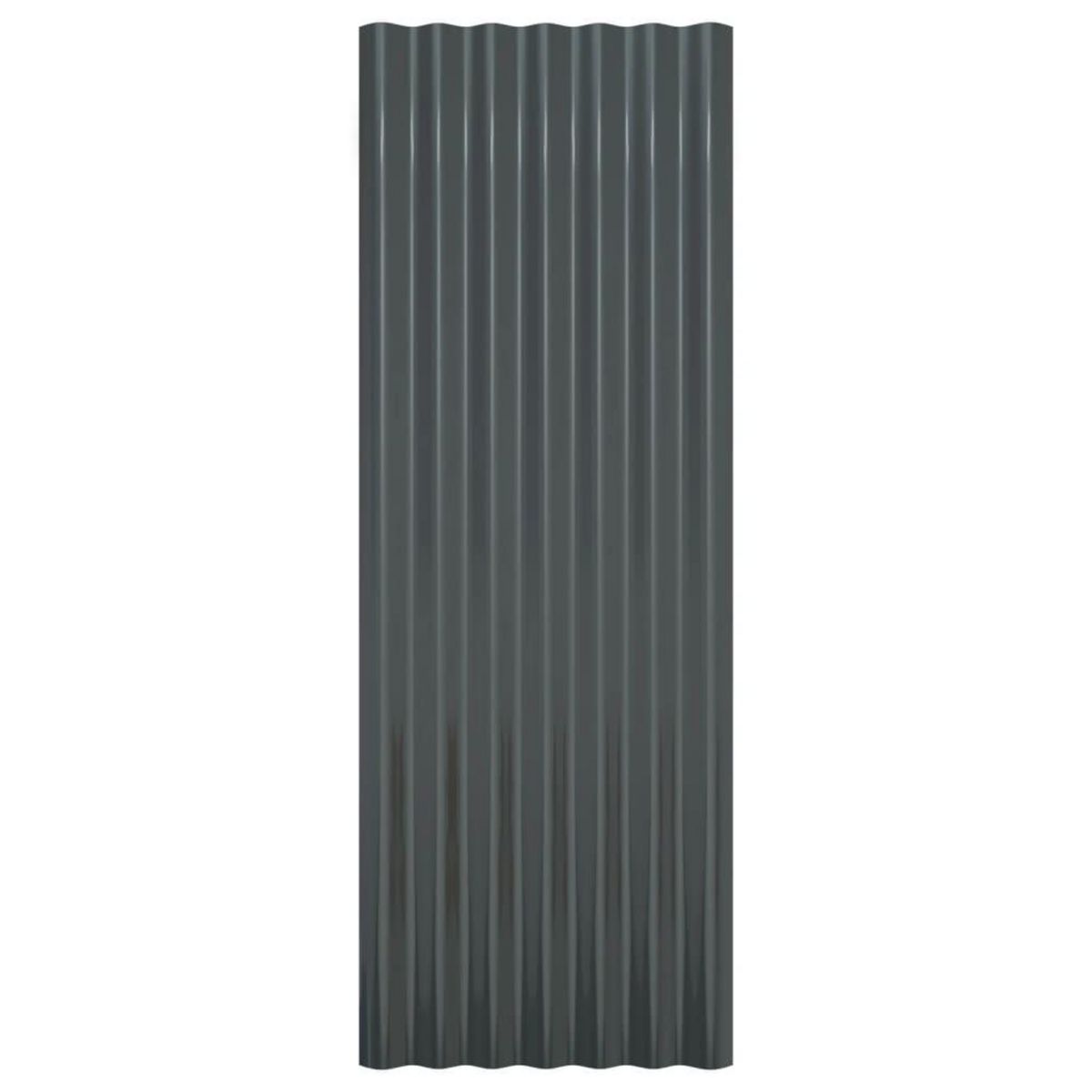 VIDAXL Panneaux de toiture 12 pcs Acier Anthracite 100x36 cm