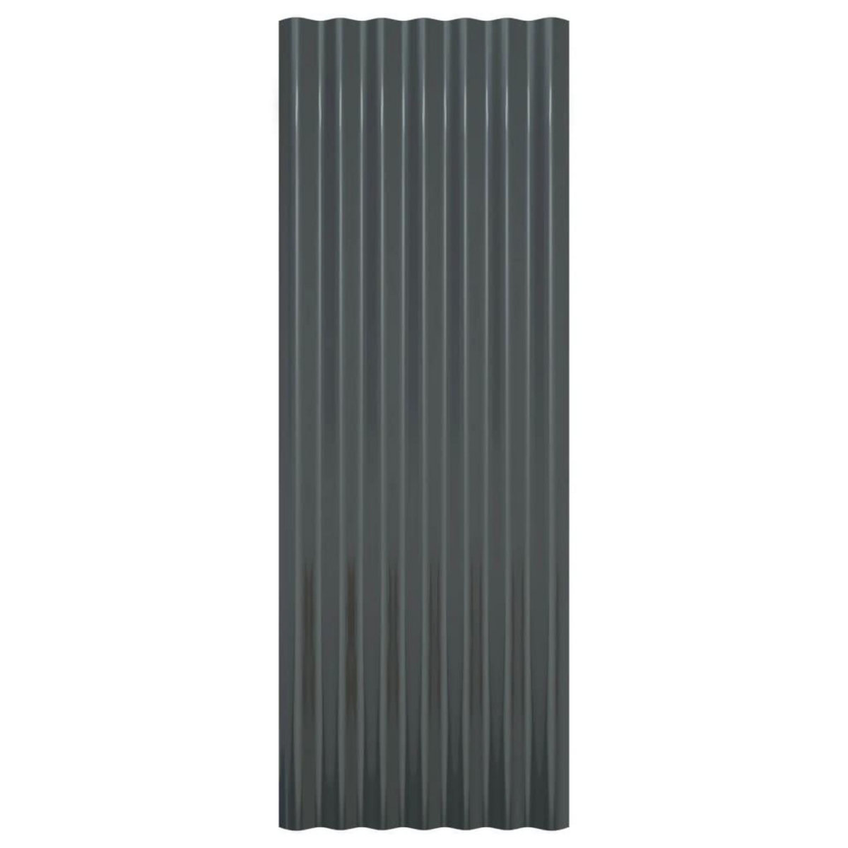 VIDAXL Panneaux de toiture 12 pcs Acier Anthracite 100x36 cm