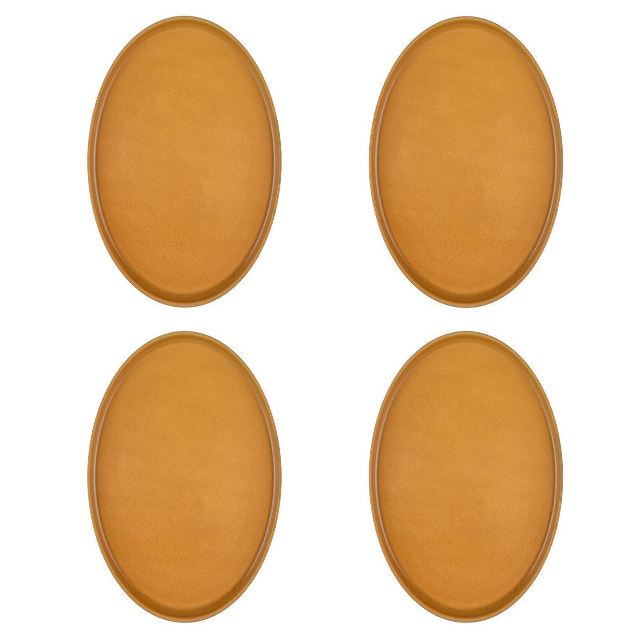 Voir la diapositive 1 : BJORN Assiette scandi ø27,5cm - 4 pièces - ocre