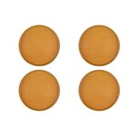 BJORN Assiette SCANDI Ø27,5cm - 4 pièces - Ocre