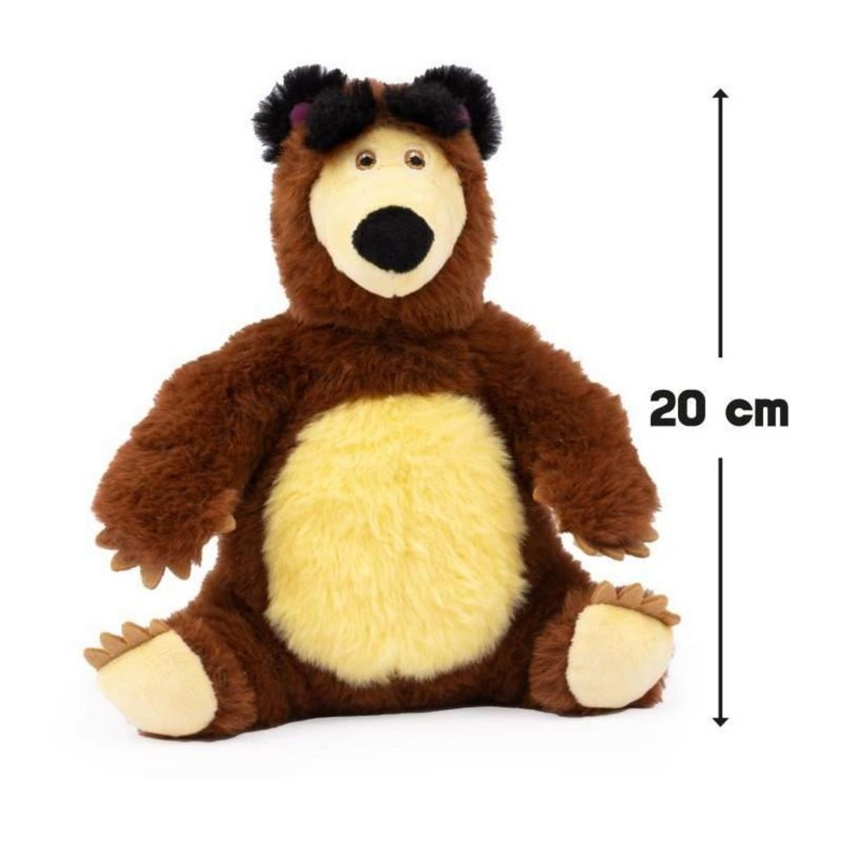 GENERIQUE Coffret poupée et peluche - MASHA AND THE BEAR - Masha 12 cm et Michka 20 cm - a partir de 3 ans - MHA21