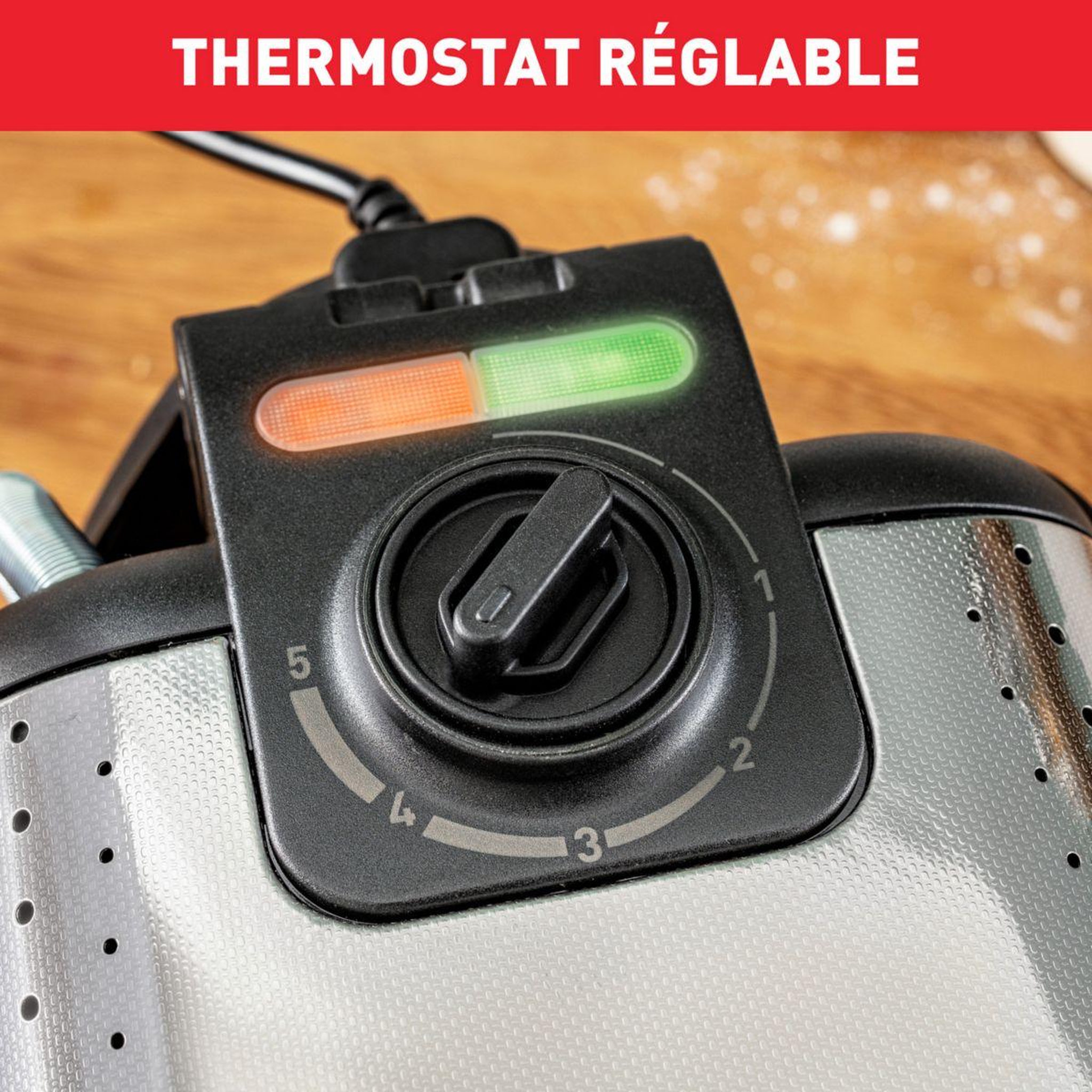 Voir la diapositive 4 : TEFAL Gaufrier king size wm756d12