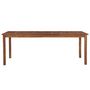 Voir la diapositive 2 : VIDAXL Table de jardin 200x100x74 cm Bois d'acacia massif