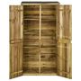 Voir la diapositive 3 : VIDAXL Abri a outils pour jardin Pin 85x48x177 cm
