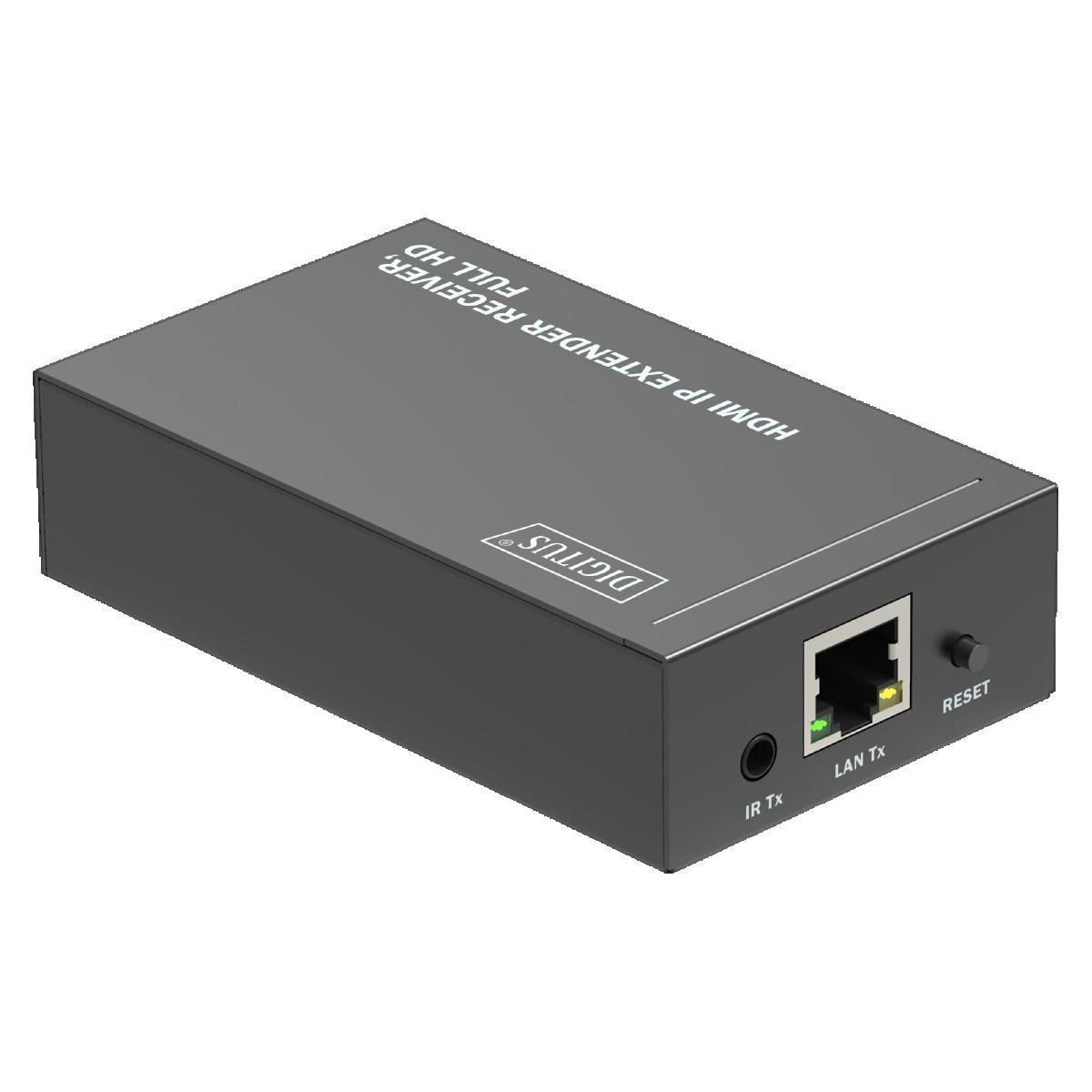 DIGITECH Ricevitore Extender HDMI IP Digitus 1080p/60Hz