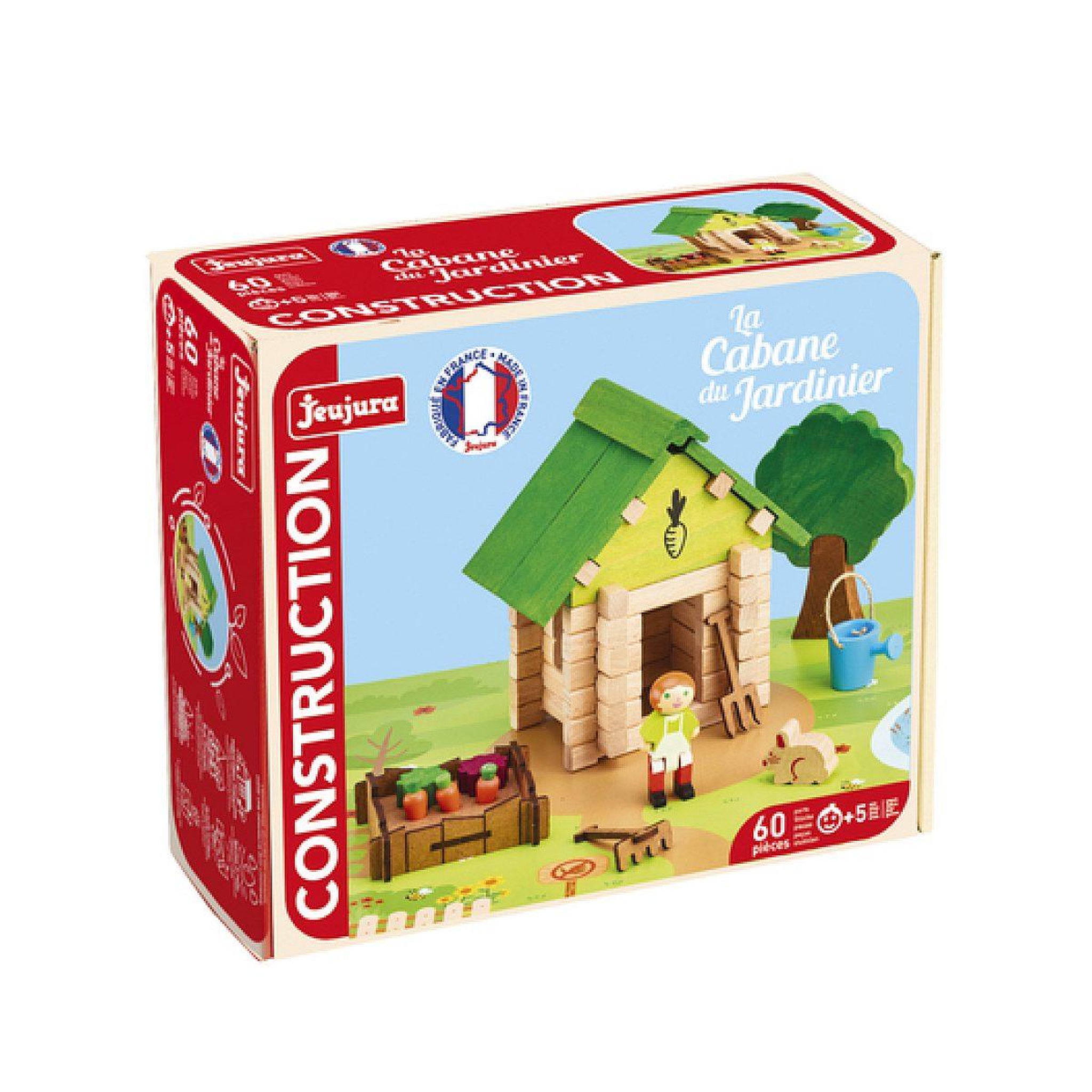 Voir la diapositive 3 : JeuJura La cabane du jardinier - 60 pieces