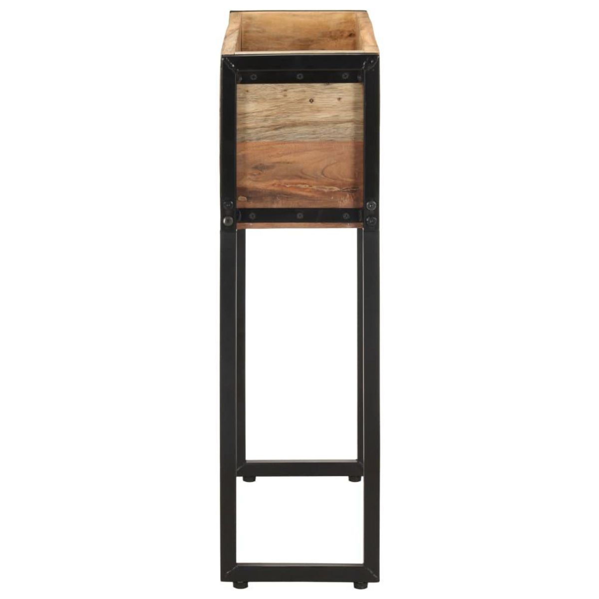 VIDAXL Jardiniere 60x20x68 cm Bois de recuperation massif