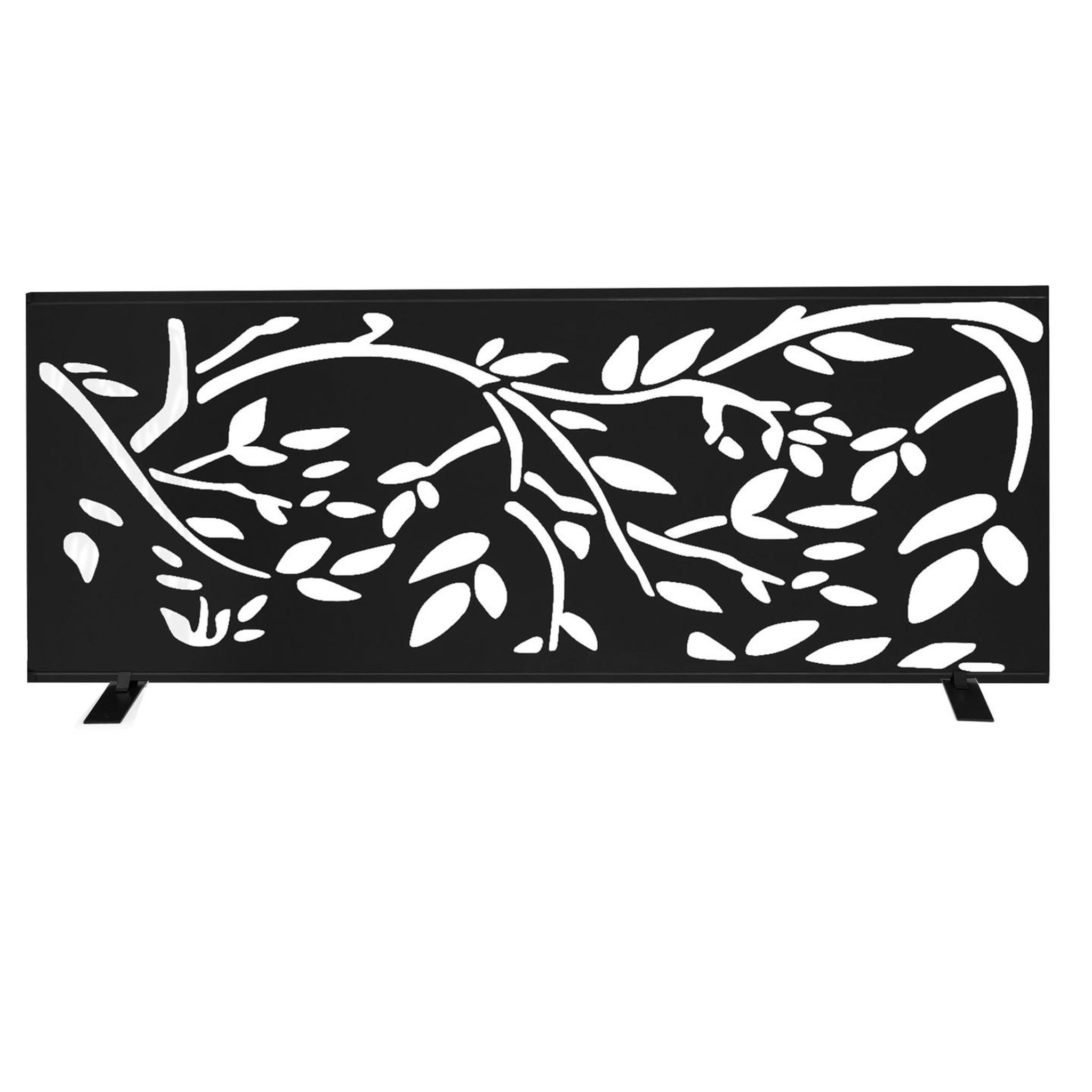 Voir la diapositive 3 : ID MARKET Panneau décoratif universel 150 x 50 cm lis noir mat