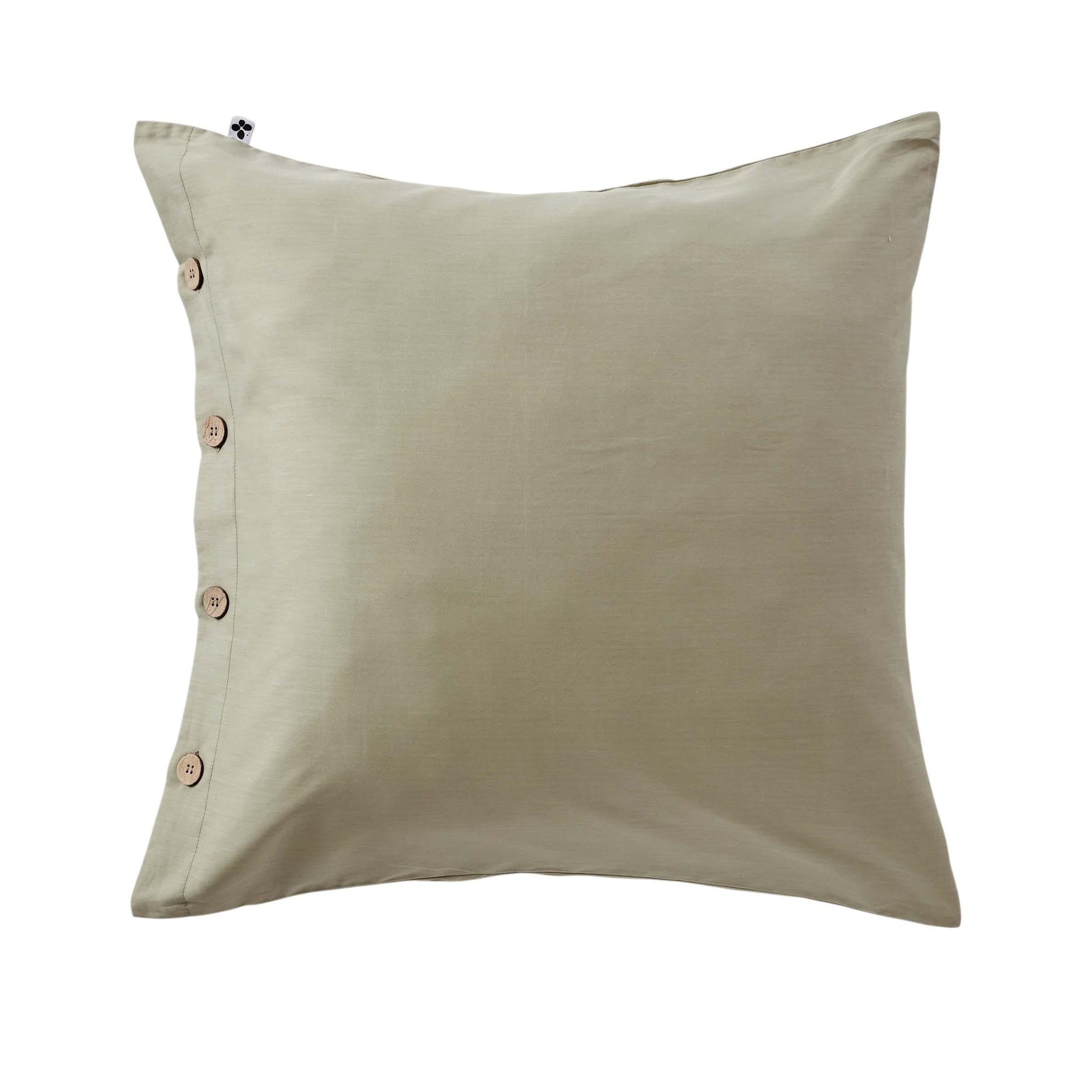 Voir la diapositive 1 : Eden Taie en percale de coton perrine