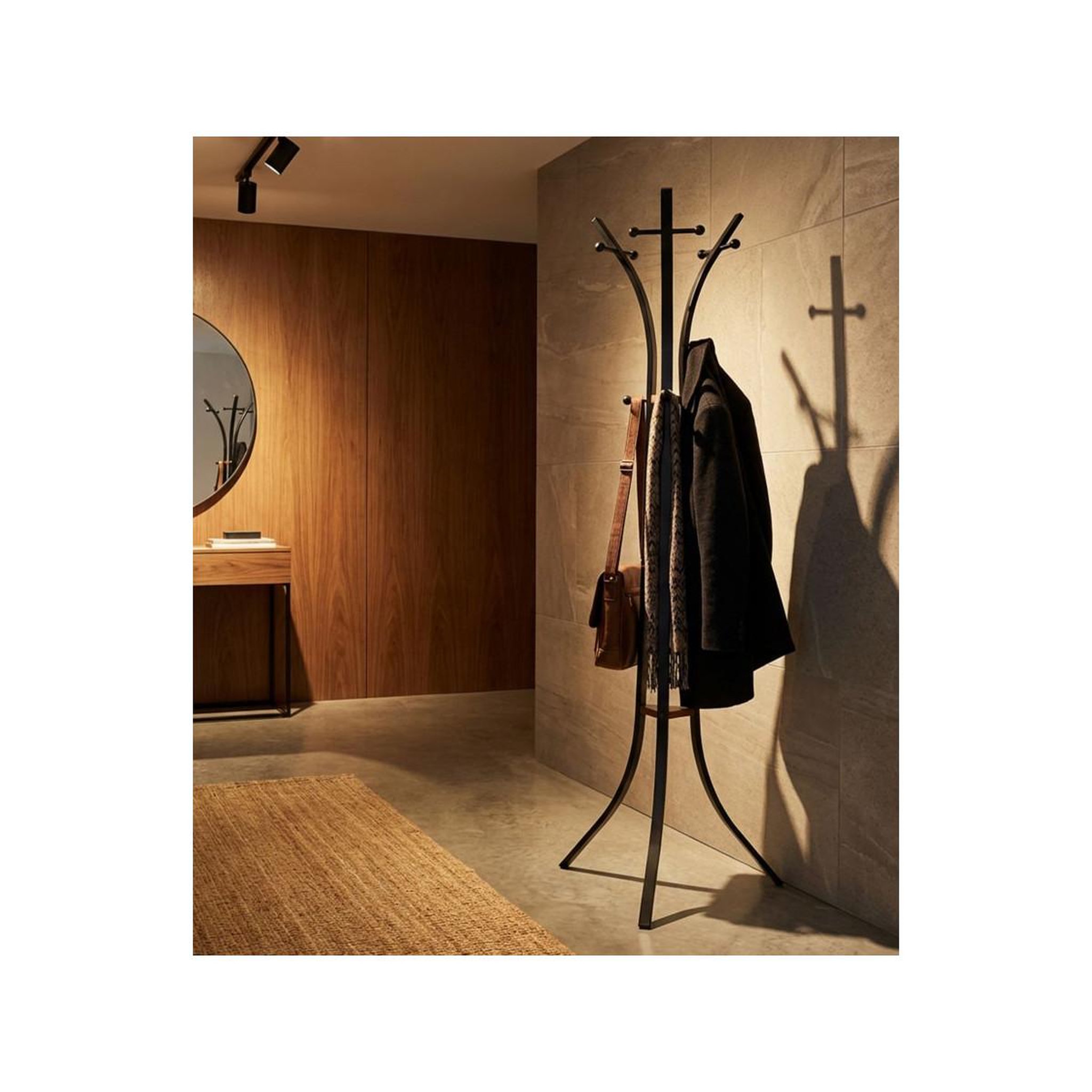 Voir la diapositive 6 : Paris Prix Porte-manteau en métal  x  183cm noir