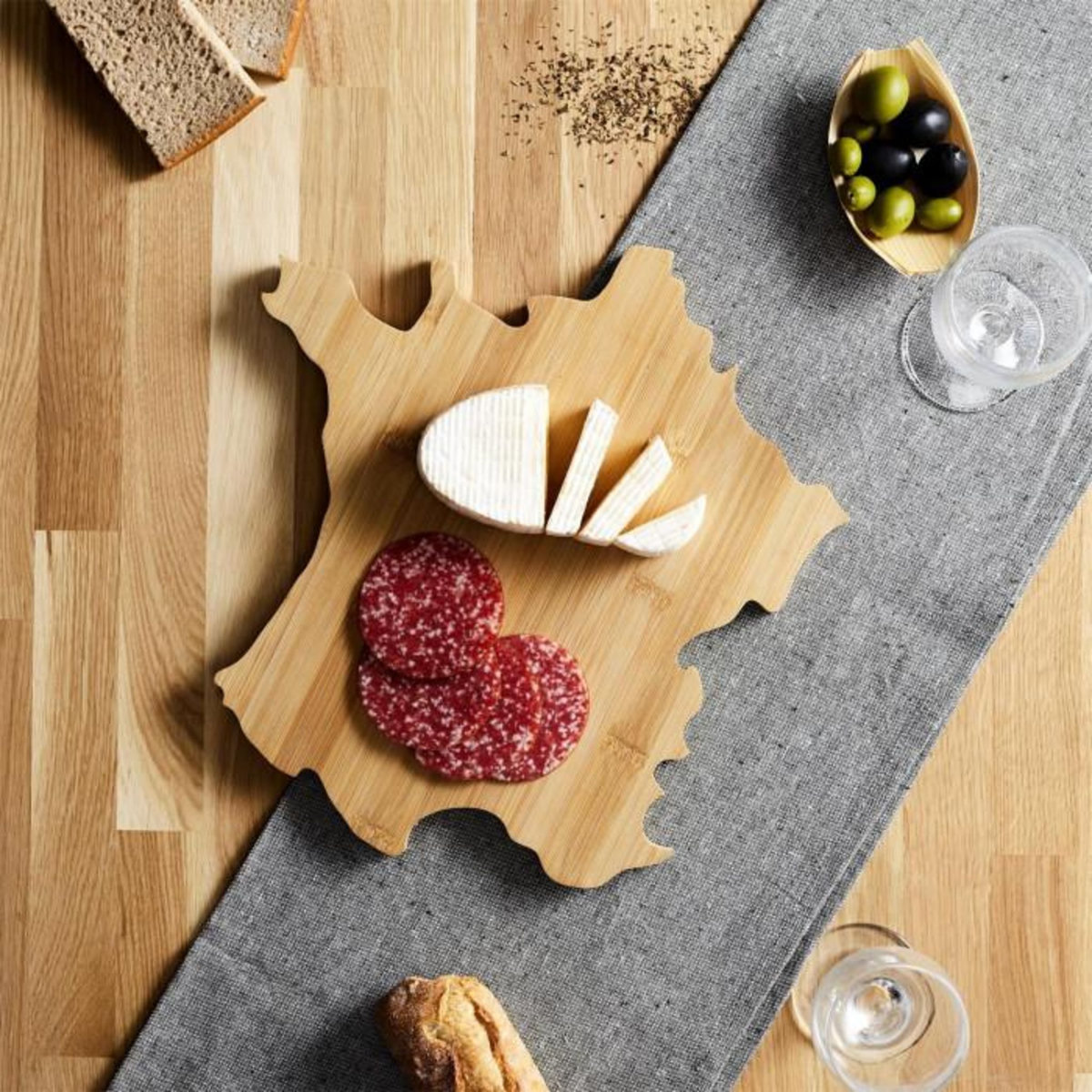 Paris Prix Planche de Présentation Bois  France  31cm Naturel