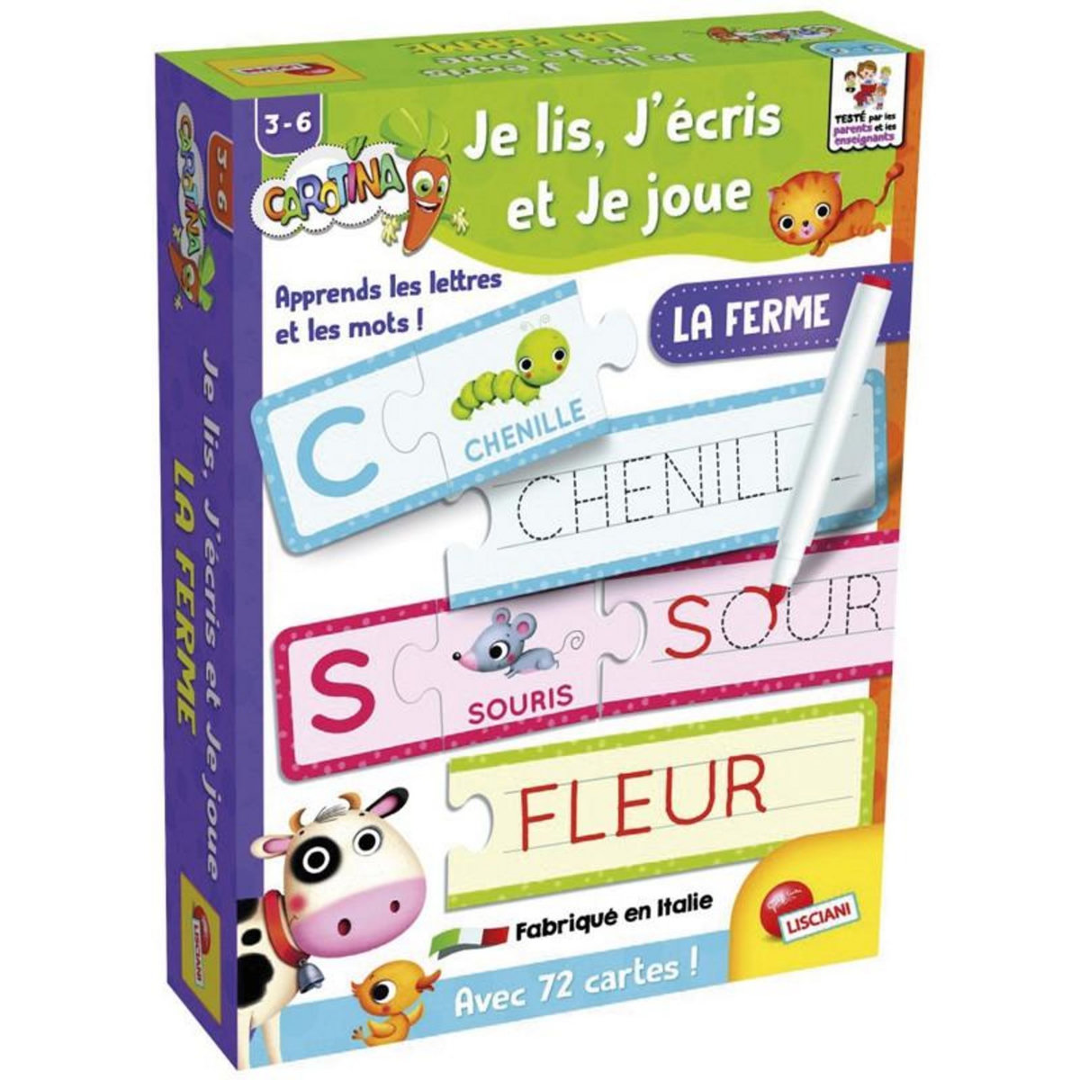 LISCIANI GIOCHI CAROTINA LIS ECRIS JOUE FERME LISCIANI GIOCHI LIGFR79940