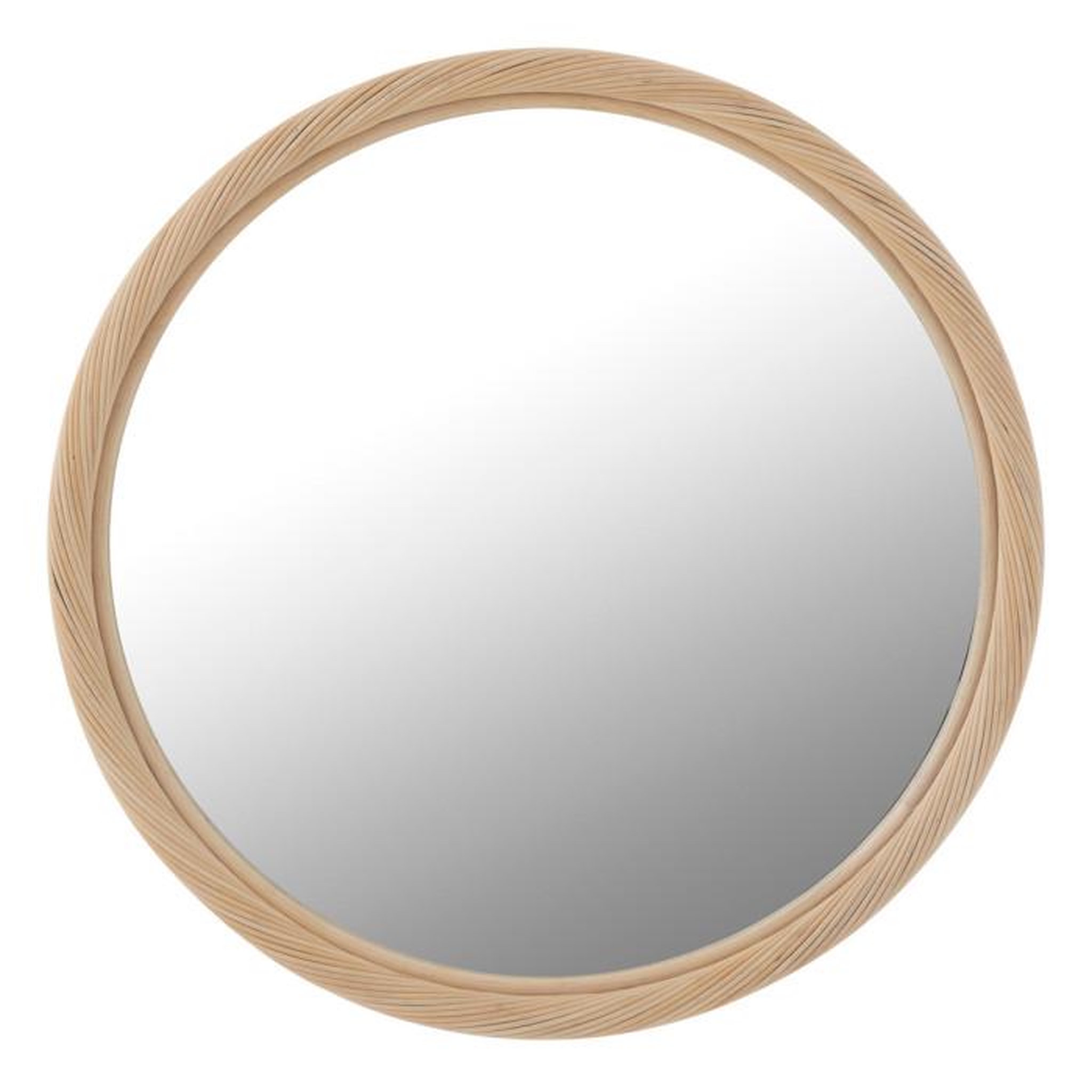 Paris Prix Miroir Mural en Rotin  Dwayne  66cm Naturel