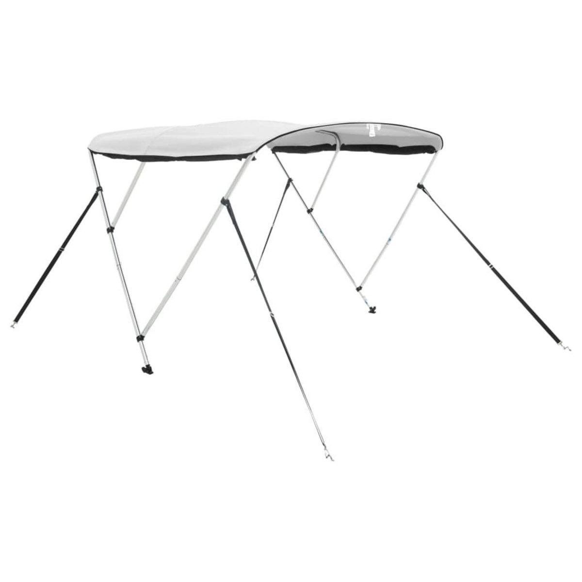 VIDAXL Toit bimini a 3 arceaux parois en maille 183x(185-198)x137 cm
