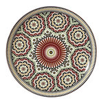 Paris Prix Lot de 6 Assiettes Plates  Zahra  26cm Multicolore